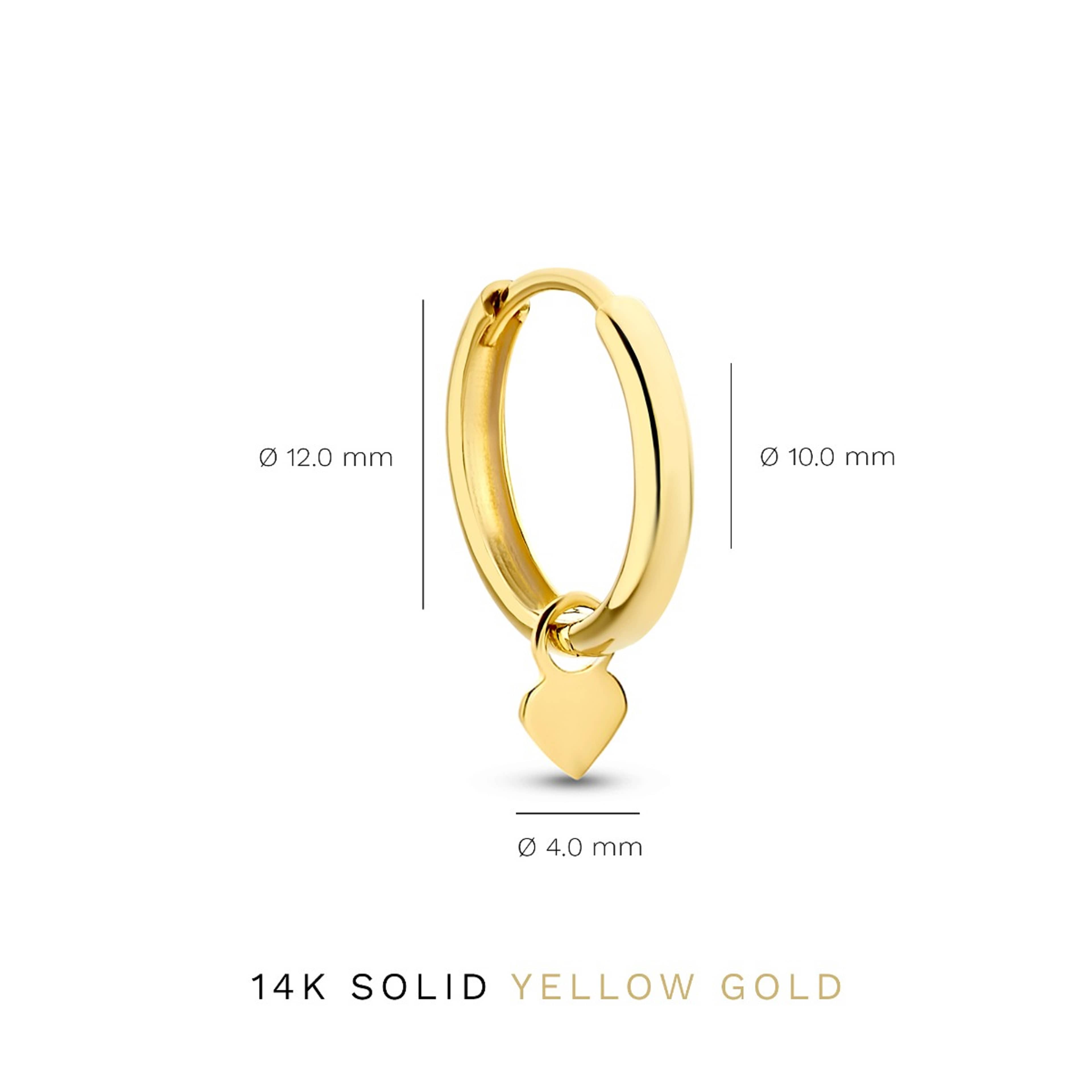 Belleville 14 Karat Guld Creoler