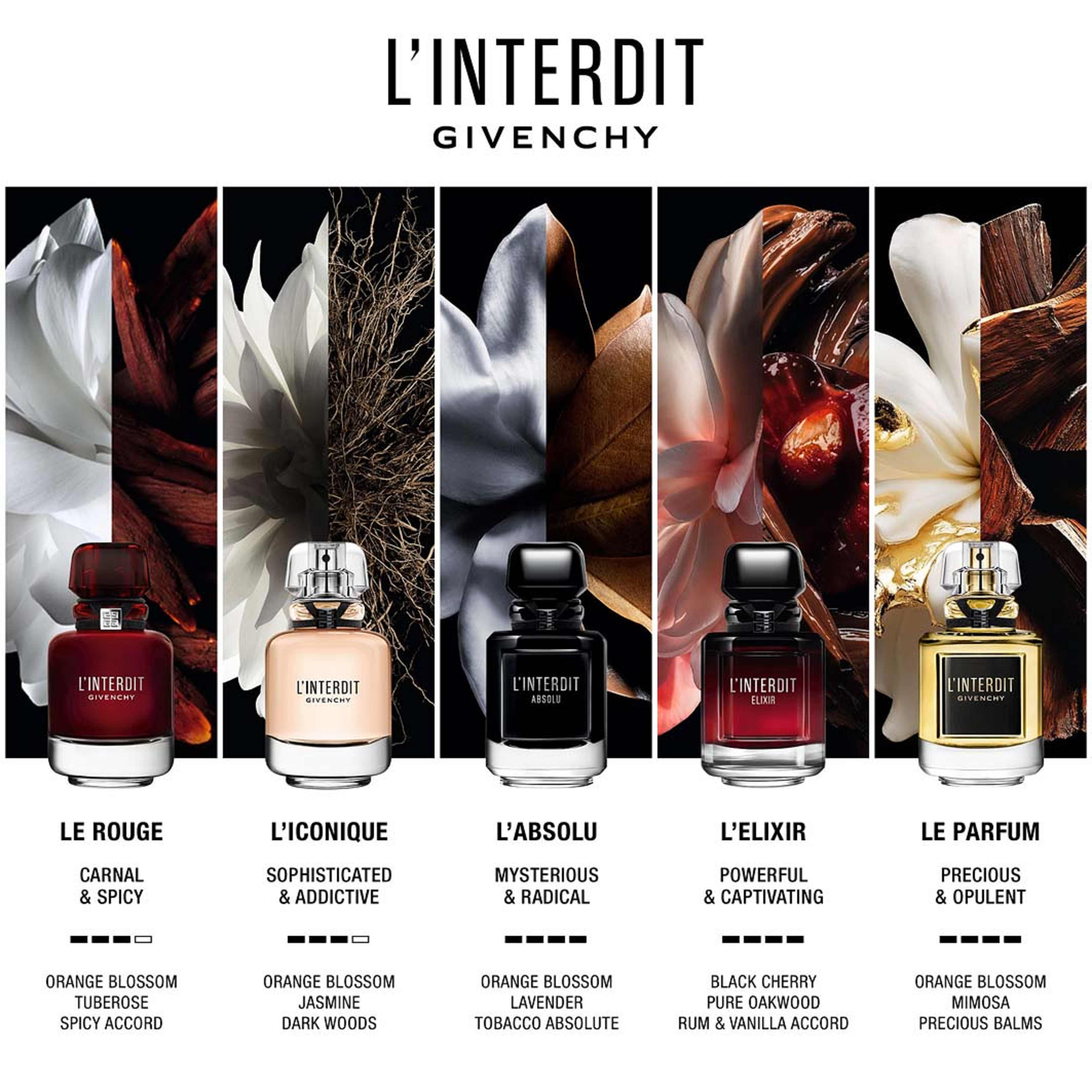 L'Interdit Elixir Eau de parfum, från Givenchy. Klicka för att öppna bilden i stort format