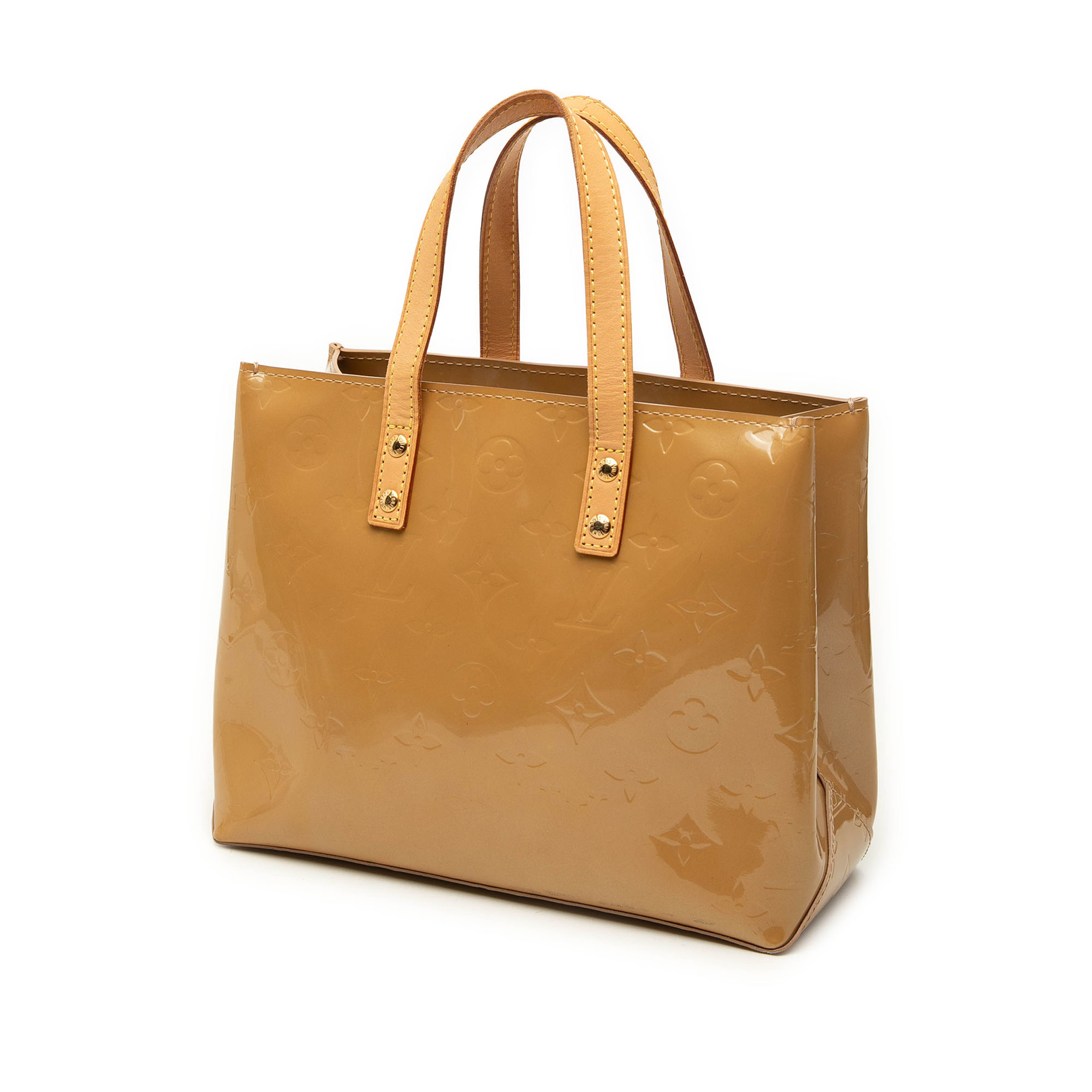 Louis Vuitton Monogram Vernis Reade Pm, från Luxclusif, i färgen brun. Klicka för att öppna bilden i stort format