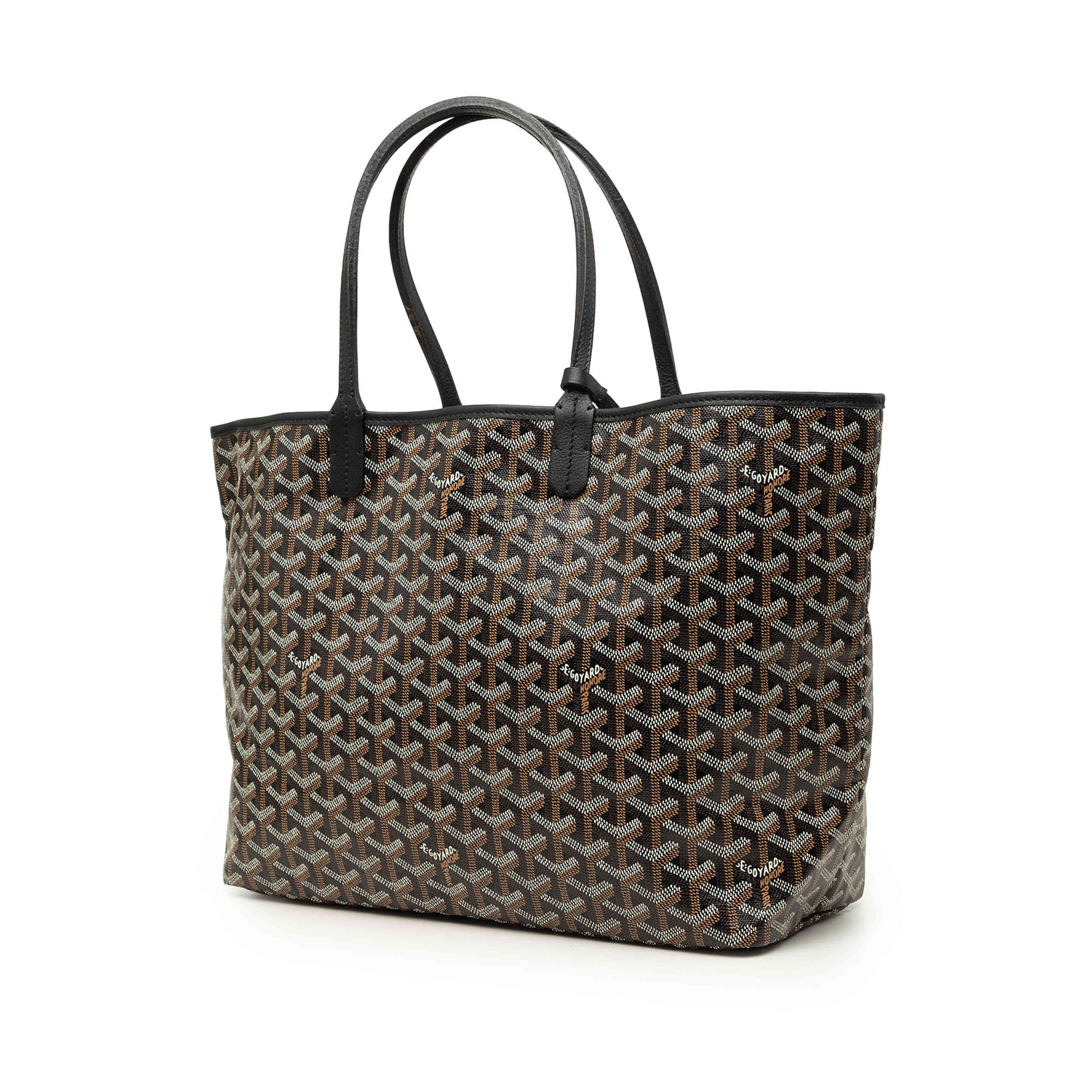 Goyard Goyardine Saint Louis Pm, från Luxclusif, i färgen svart. Klicka för att öppna bilden i stort format