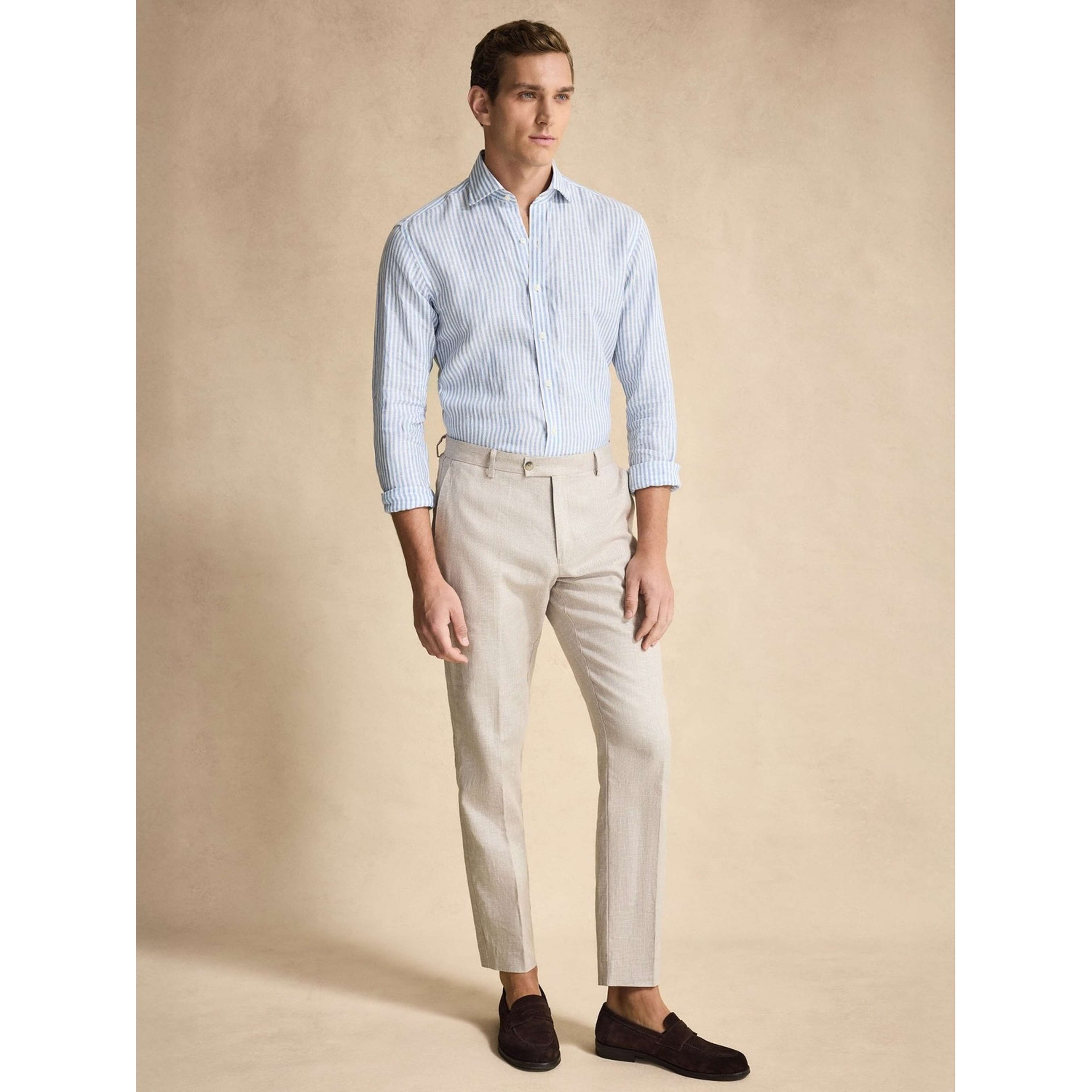 Linen Striped Smart Shirt (lino)