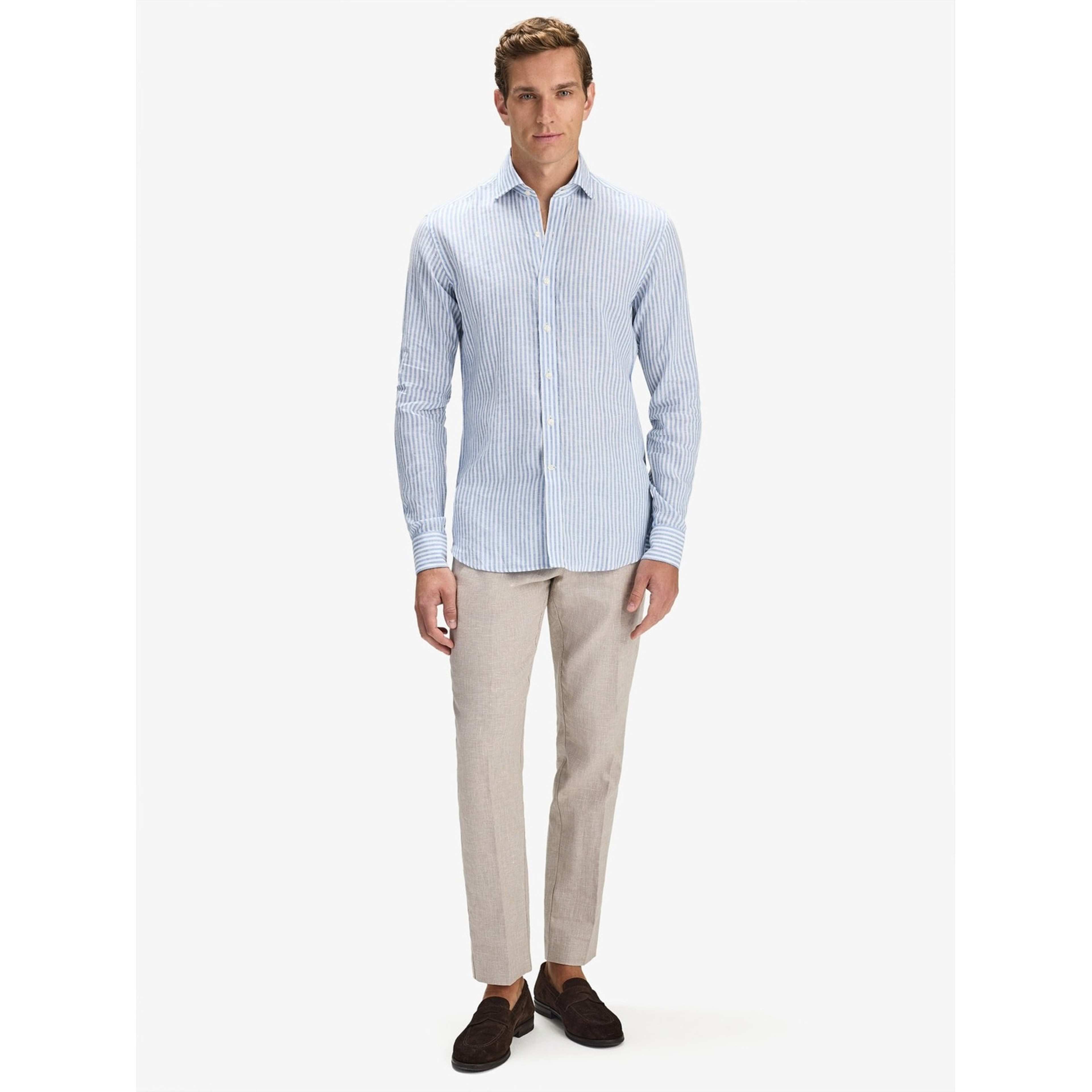 Linen Striped Smart Shirt (lino)