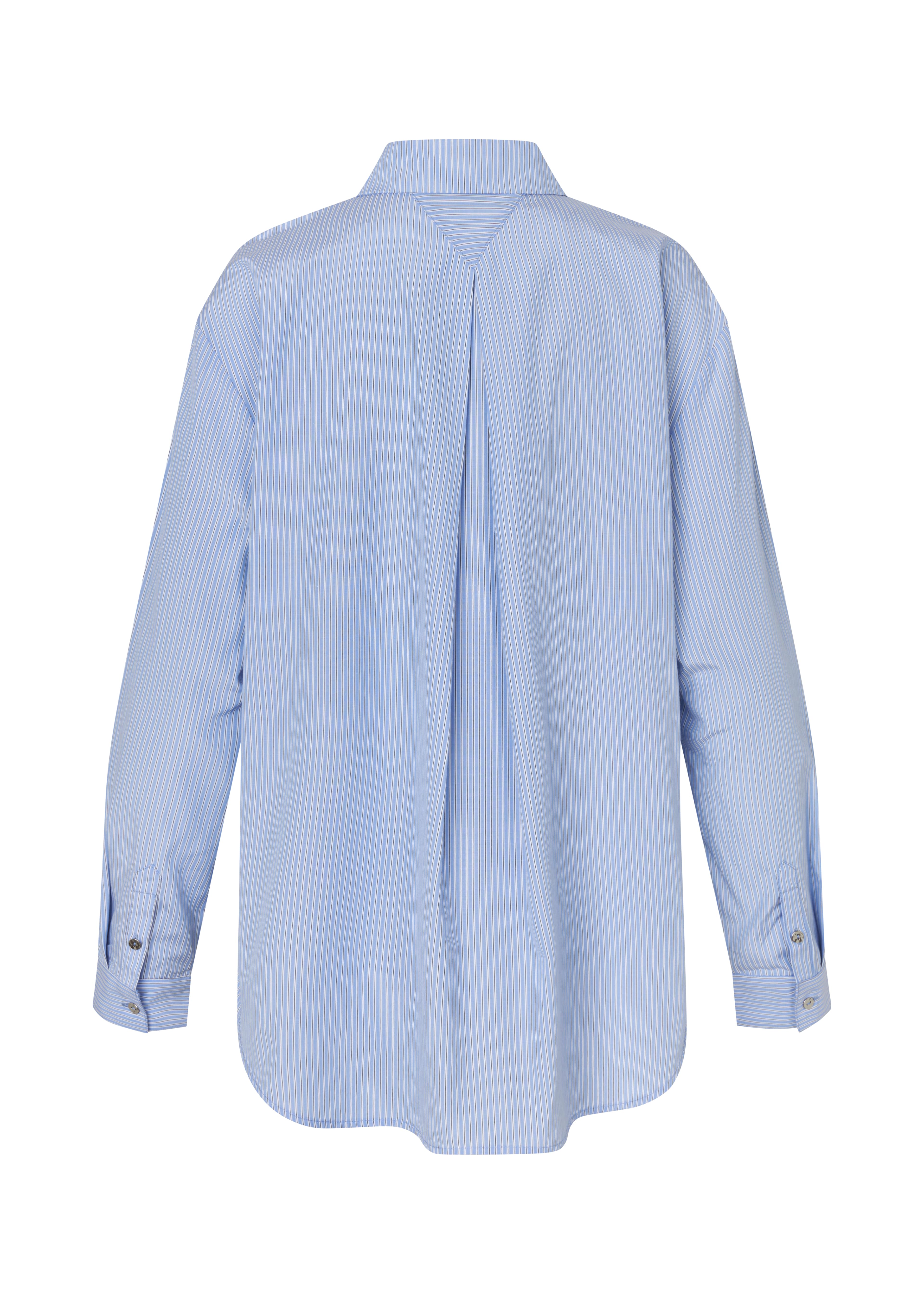 Baloumd Shirt, från Modström, i färgen blue white stripe. Klicka för att öppna bilden i stort format
