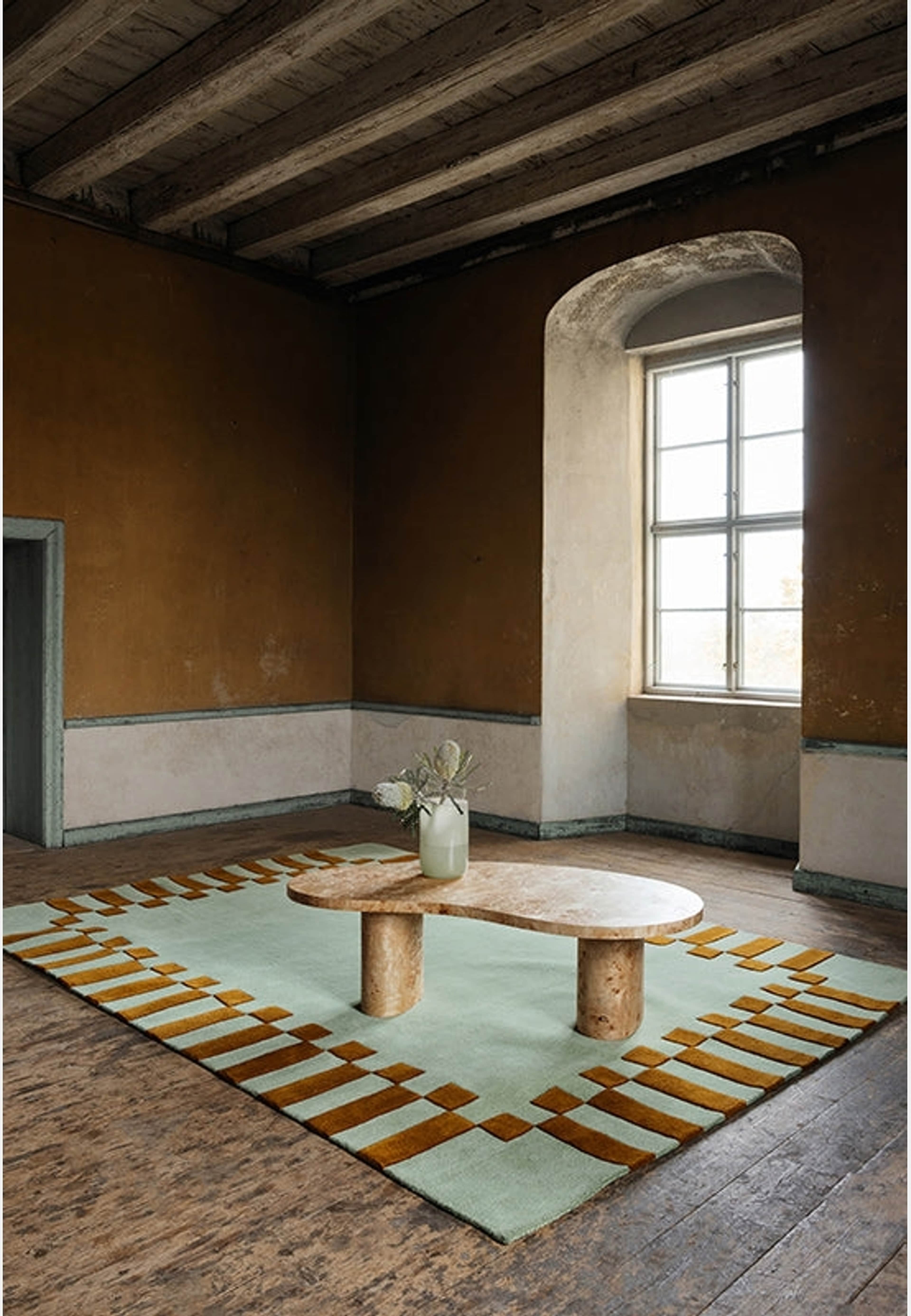 Teklan Frame Ullmatta Pistachio Camel, från Layered, i färgen pistachio camel. Klicka för att öppna bilden i stort format