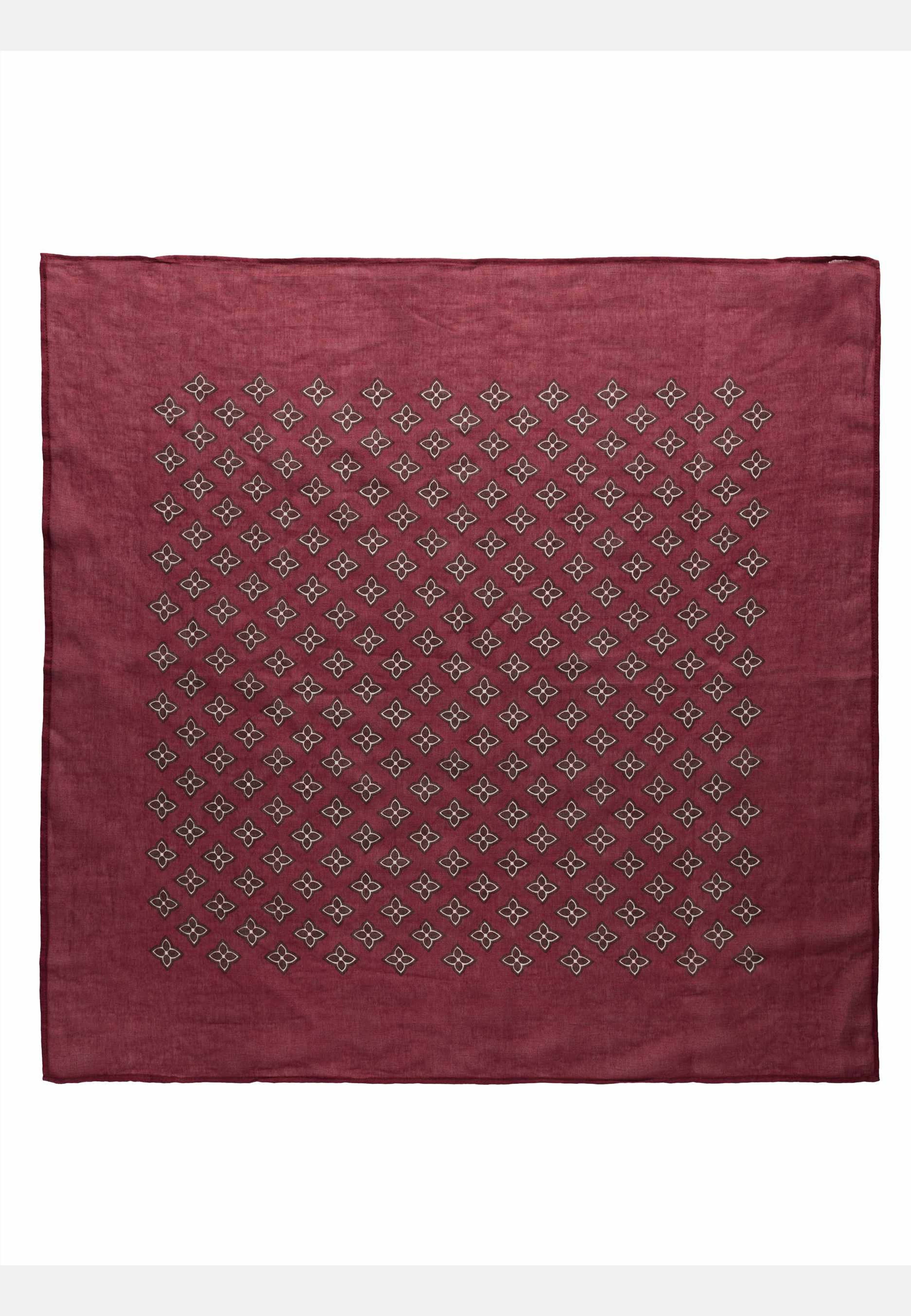 Cotton Patterned Bandana, från John Henric, i färgen burgundy. Klicka för att öppna bilden i stort format