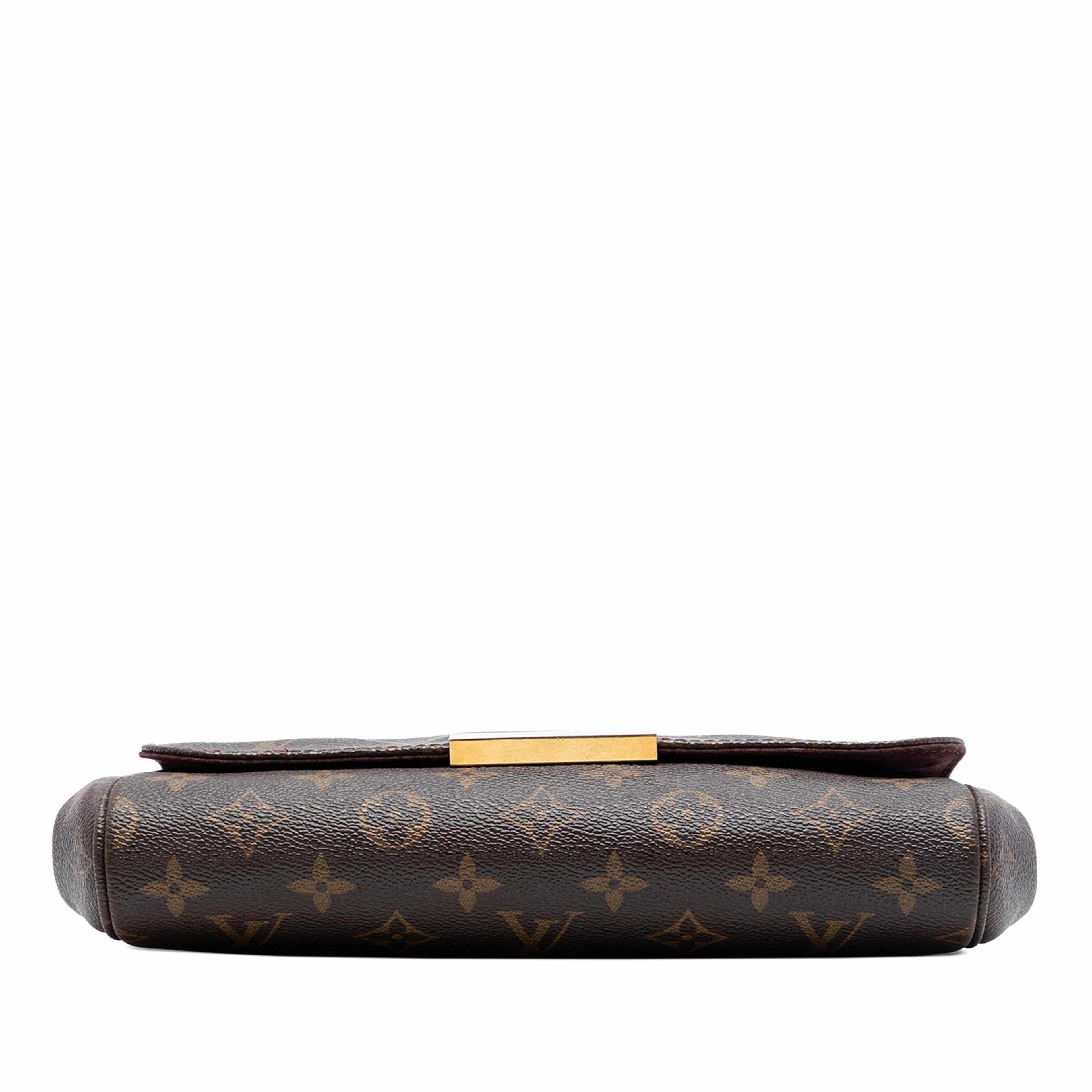Louis Vuitton Monogram Favorite Pm, från Luxclusif, i färgen brown. Klicka för att öppna bilden i stort format