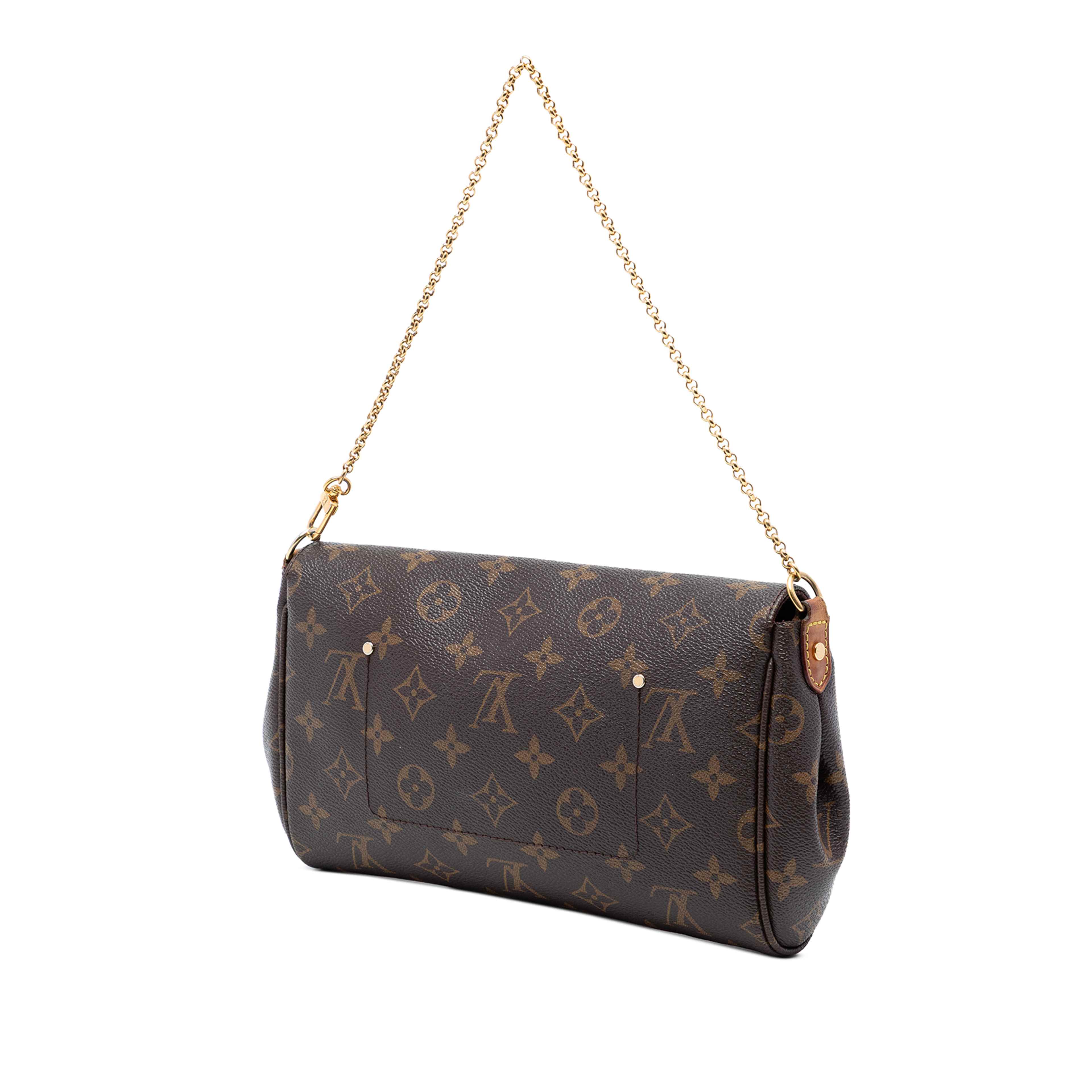 Louis Vuitton Monogram Favorite Pm, från Luxclusif, i färgen brown. Klicka för att öppna bilden i stort format