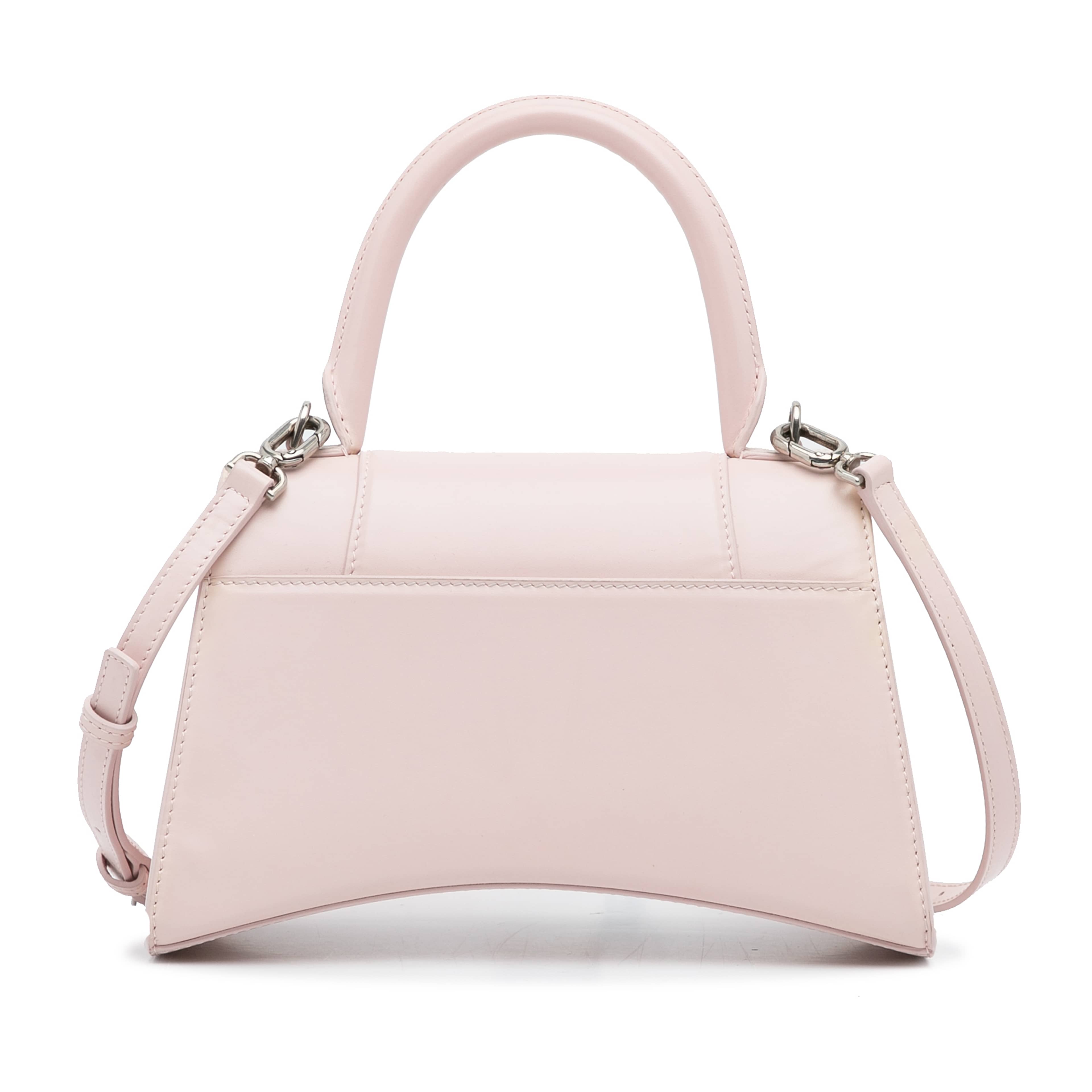 Balenciaga Hourglass S Satchel, från Luxclusif, i färgen light pink. Klicka för att öppna bilden i stort format