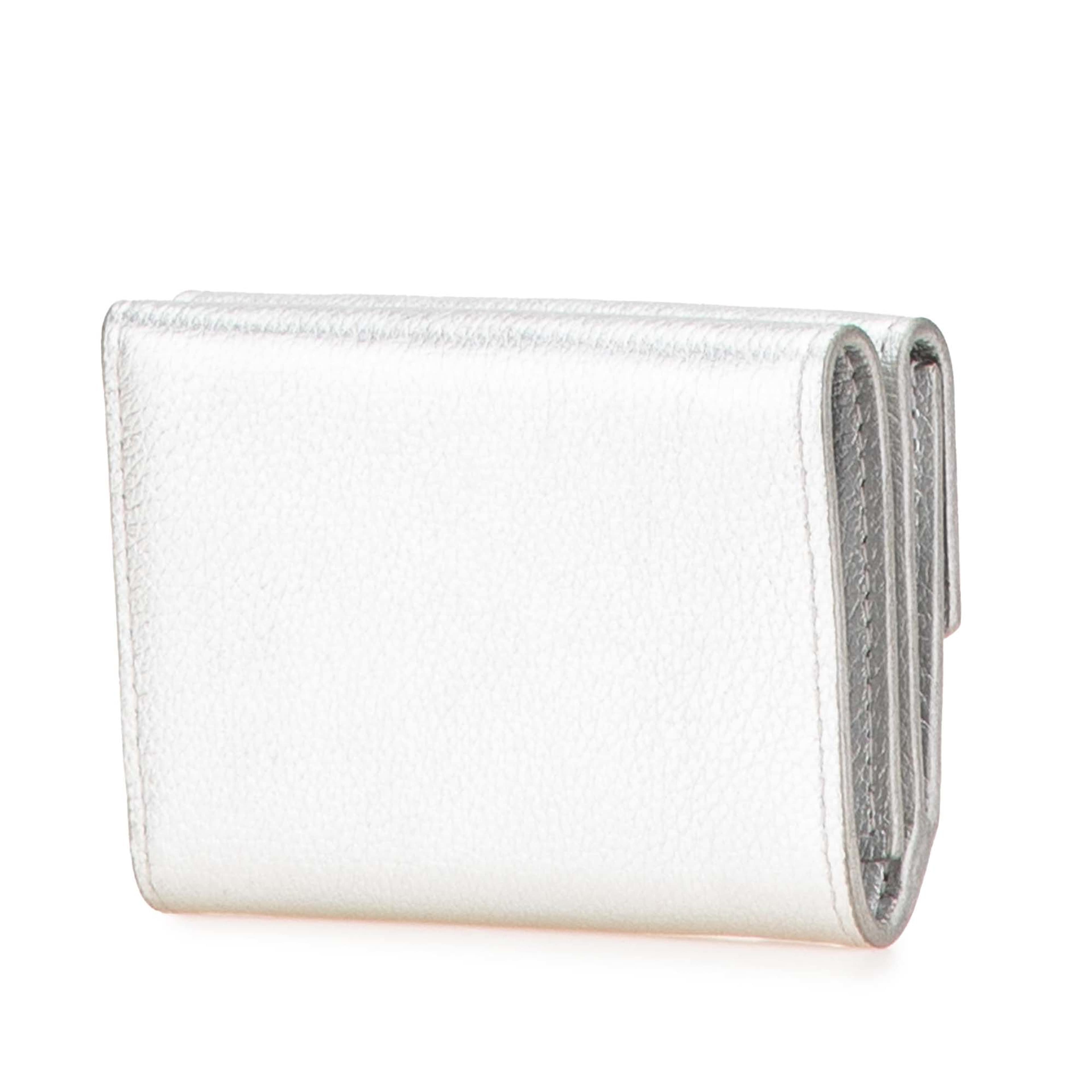 Louis Vuitton Leather Lockmini Wallet