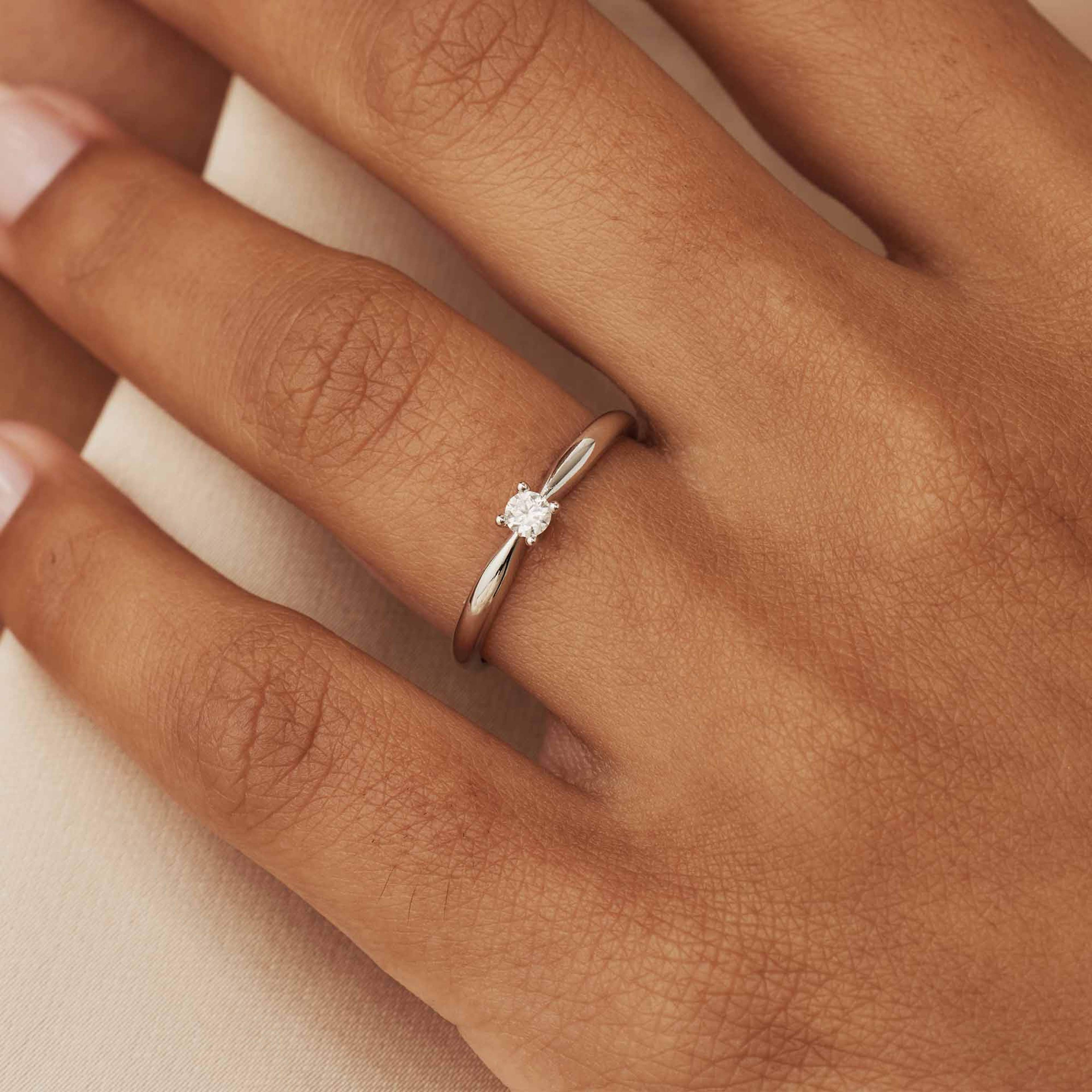 De La Paix Vitt Guld Ring