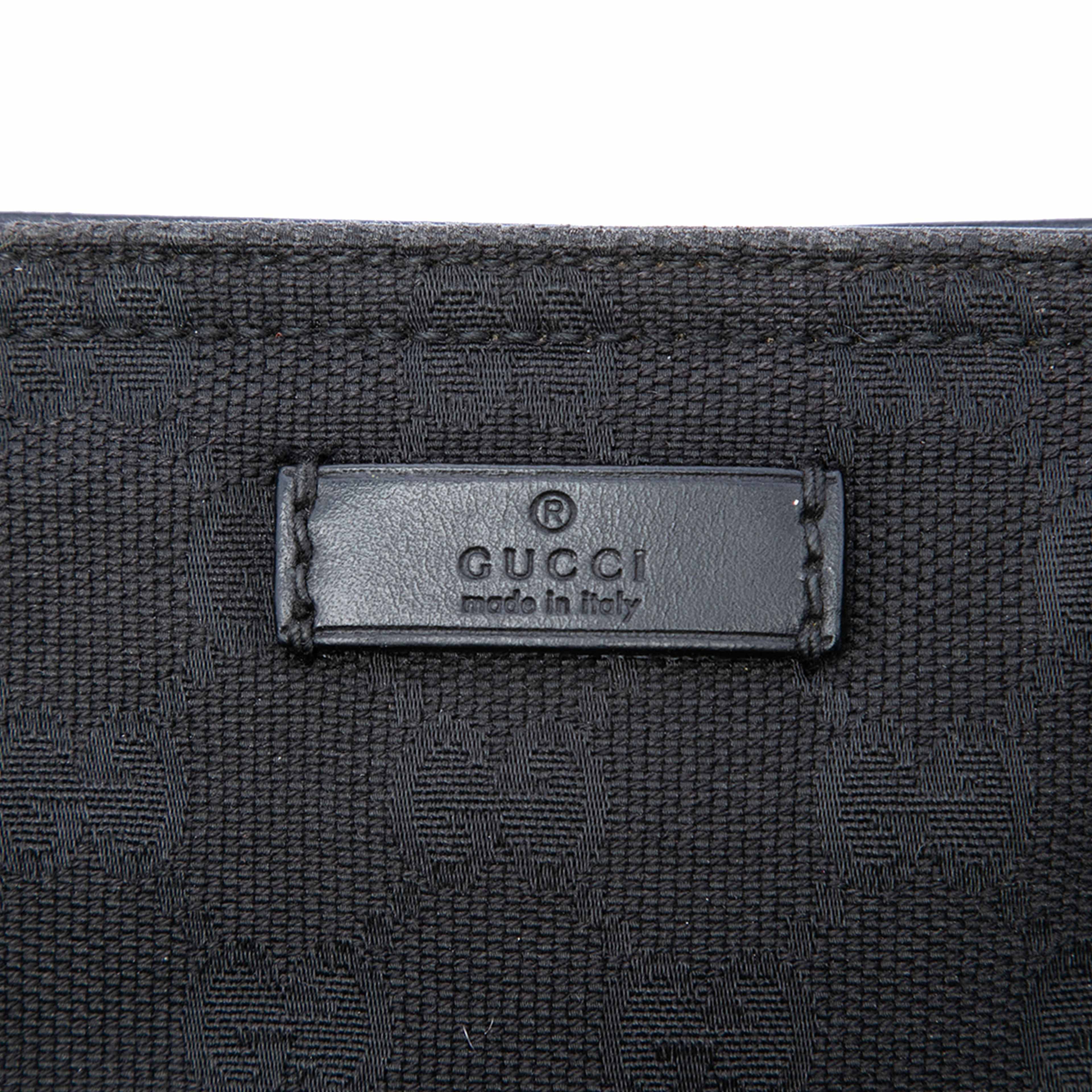 Gucci Gg Canvas Web Tote, från Luxclusif, i färgen black. Klicka för att öppna bilden i stort format