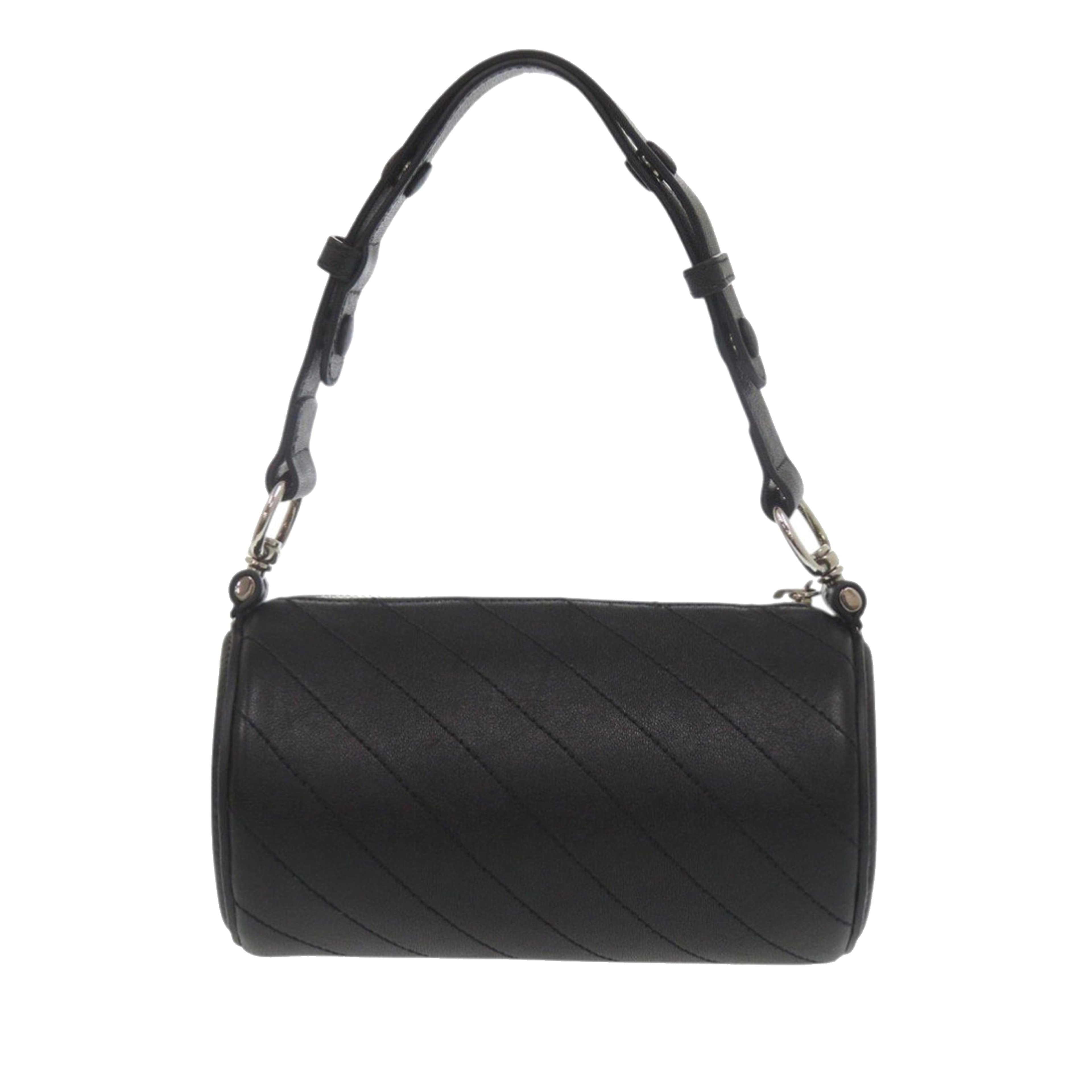 Gucci Mini Leather Blondie Barrel Shoulder Bag, från Luxclusif, i färgen black. Klicka för att öppna bilden i stort format