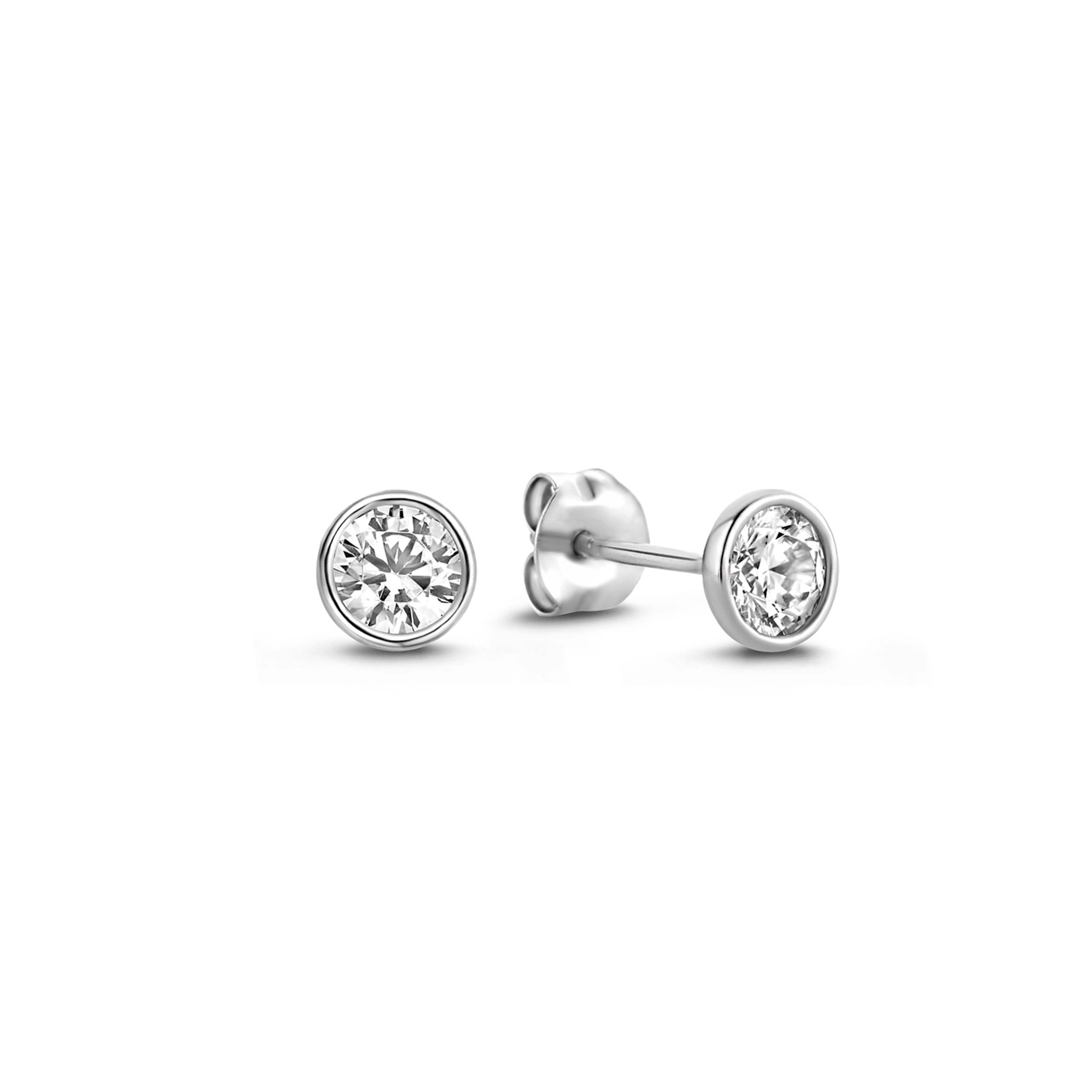 Isabel Bernard 14 Karat White Gold Ear Stud