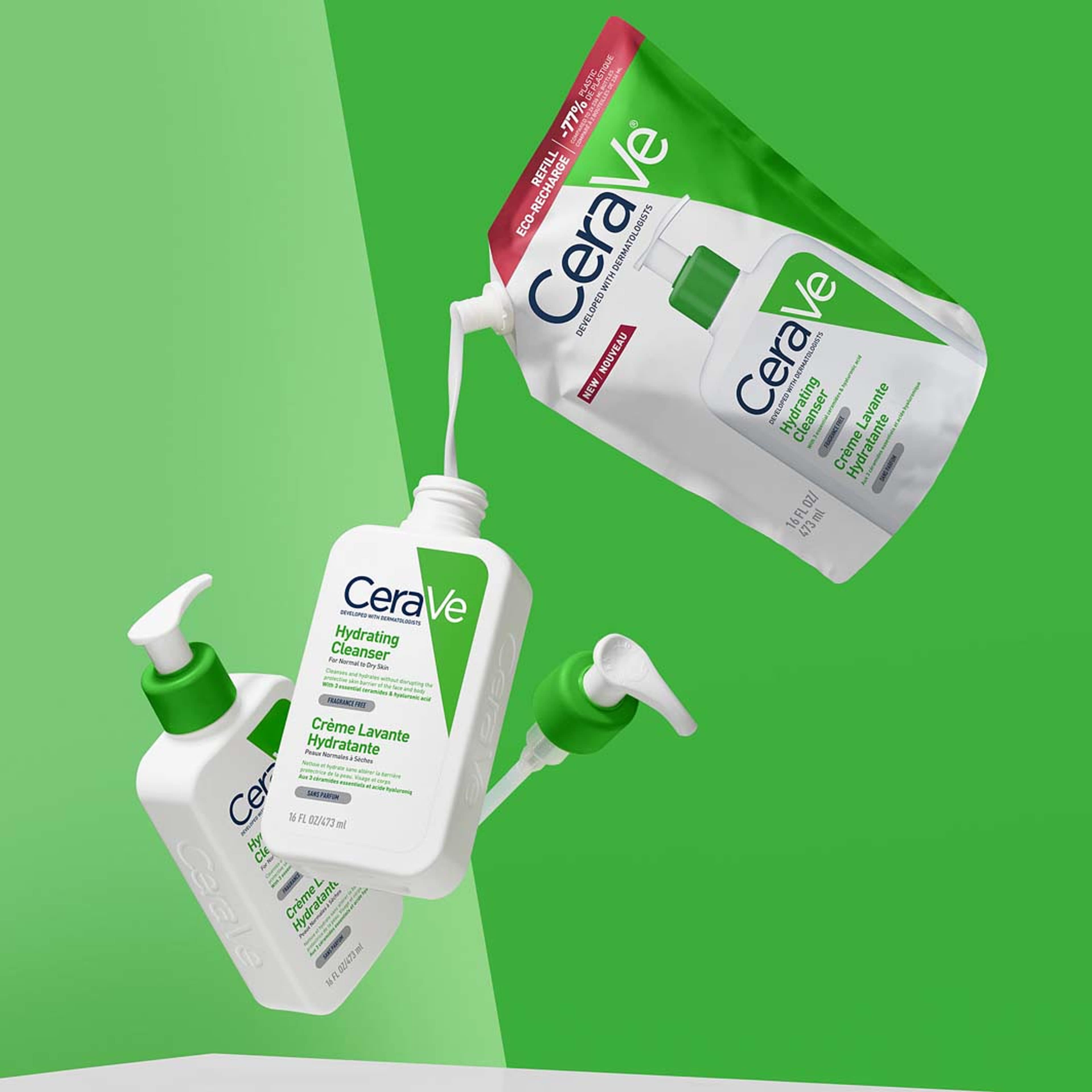 Hydrating Cleanser Refill, från CeraVe. Klicka för att öppna bilden i stort format