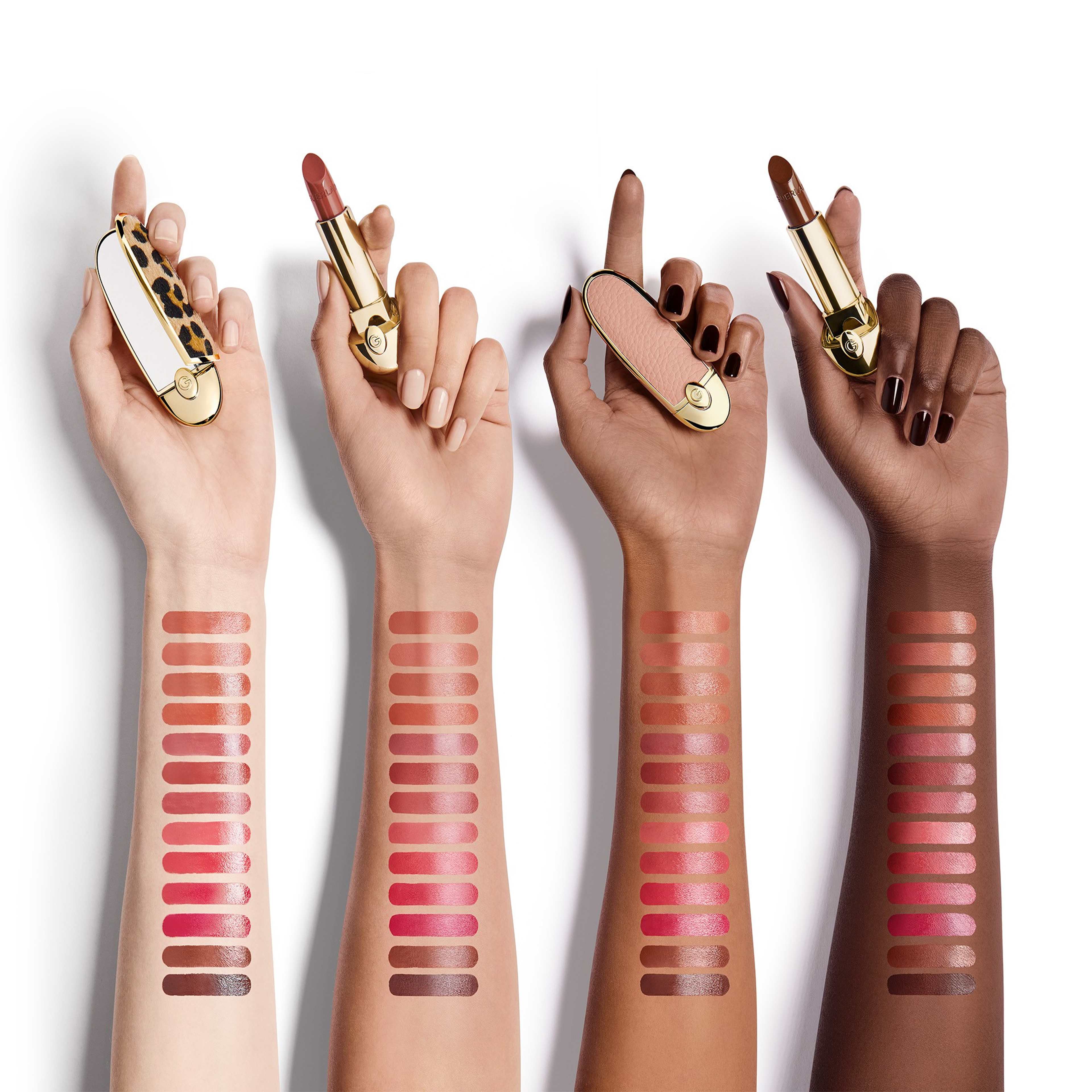 Rouge G Lipstick Satin, från Guerlain, i färgen 12 Brown. Klicka för att öppna bilden i stort format