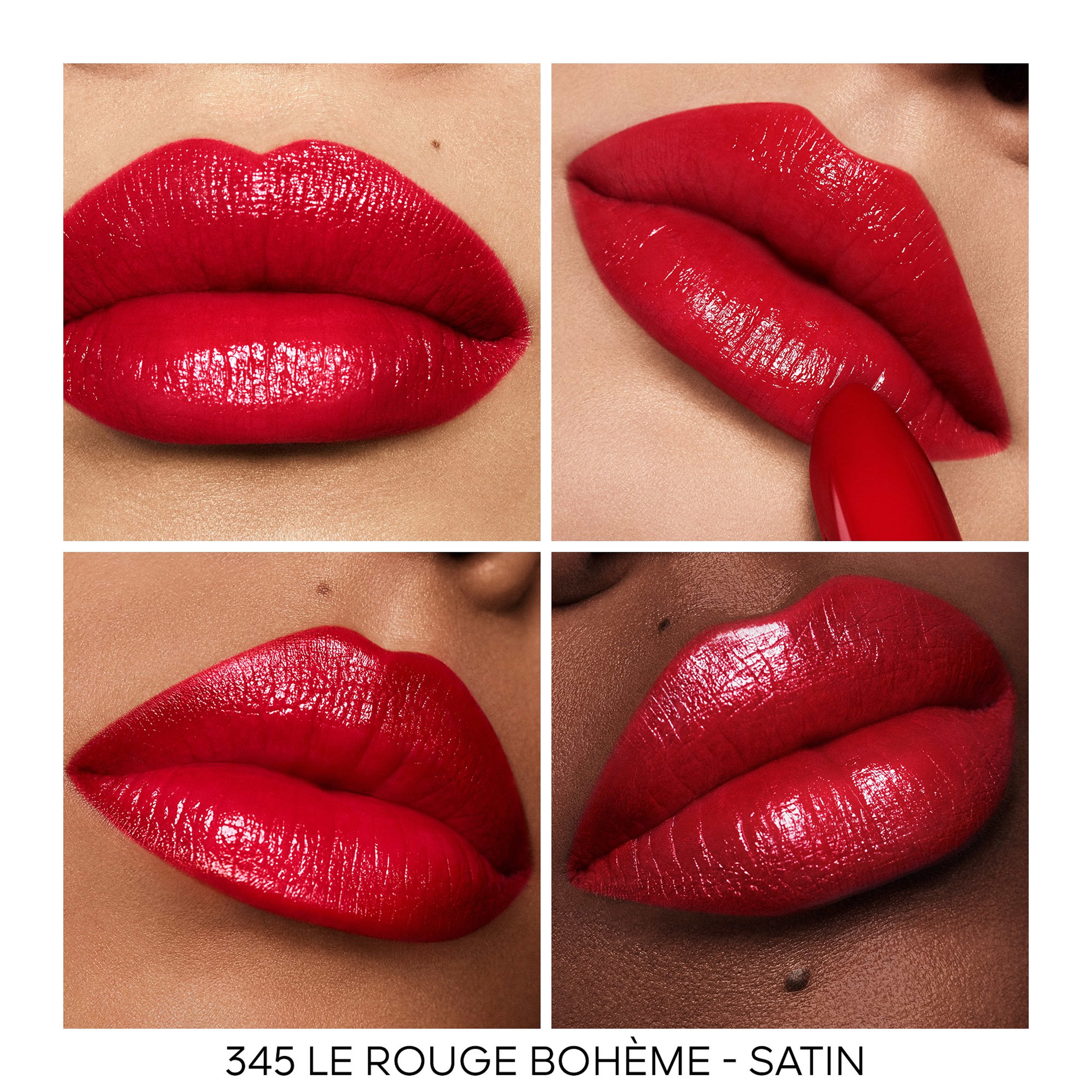 Rouge G Lipstick Satin, från Guerlain, i färgen 345 Red. Klicka för att öppna bilden i stort format
