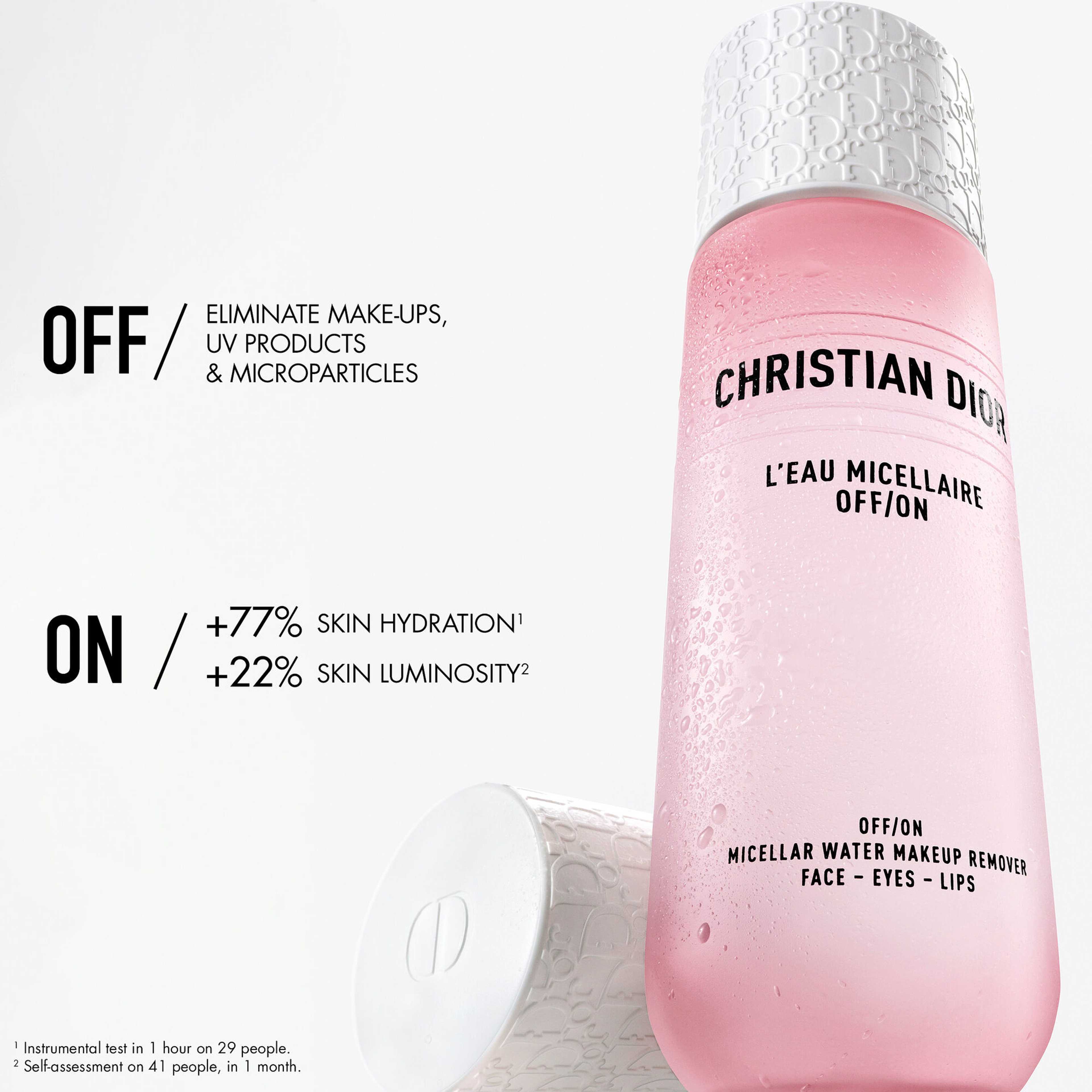 L'Eau Micellaire OFF/ON, från DIOR. Klicka för att öppna bilden i stort format