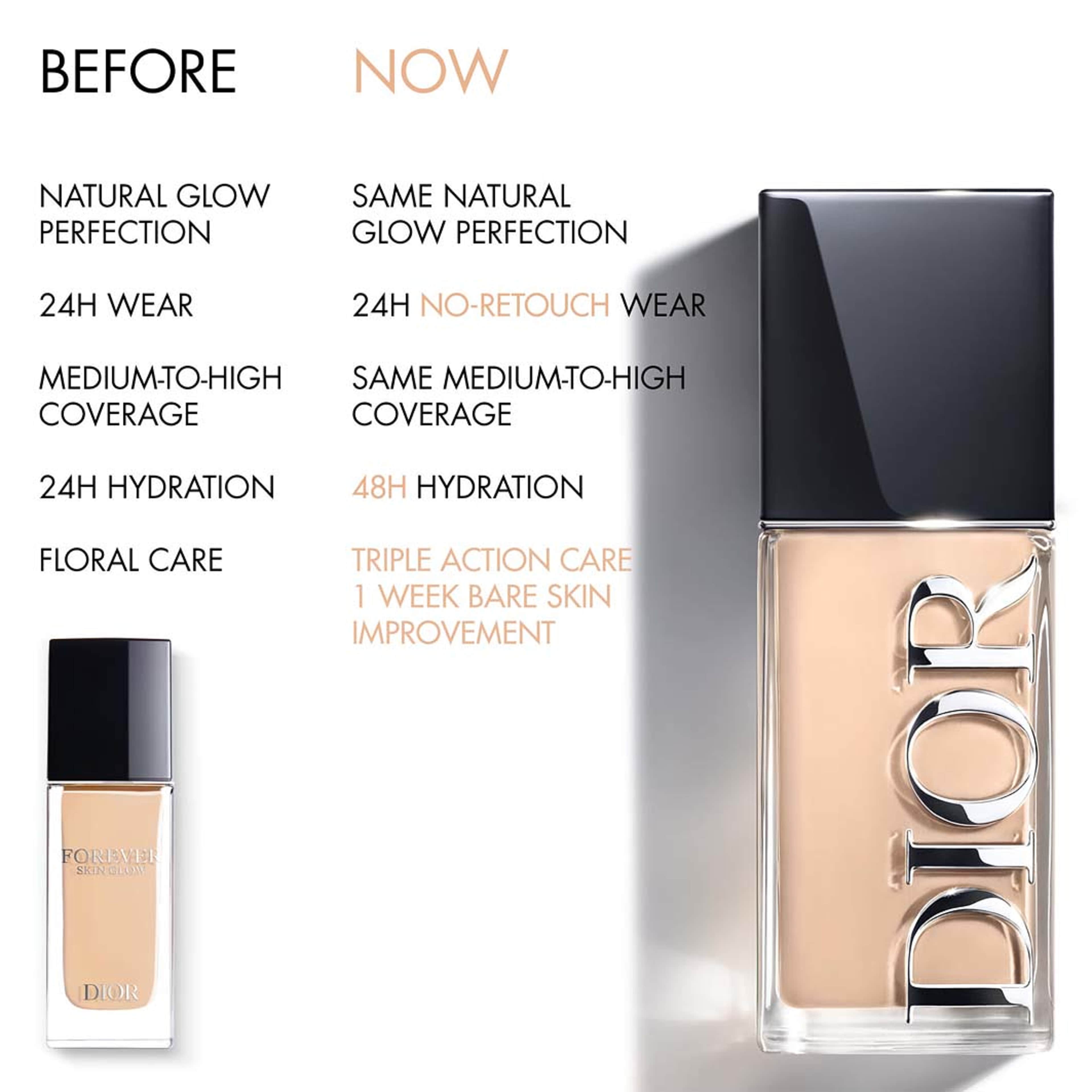 Dior Forever Skin Glow Foundation, från DIOR, i färgen 2,5n. Klicka för att öppna bilden i stort format