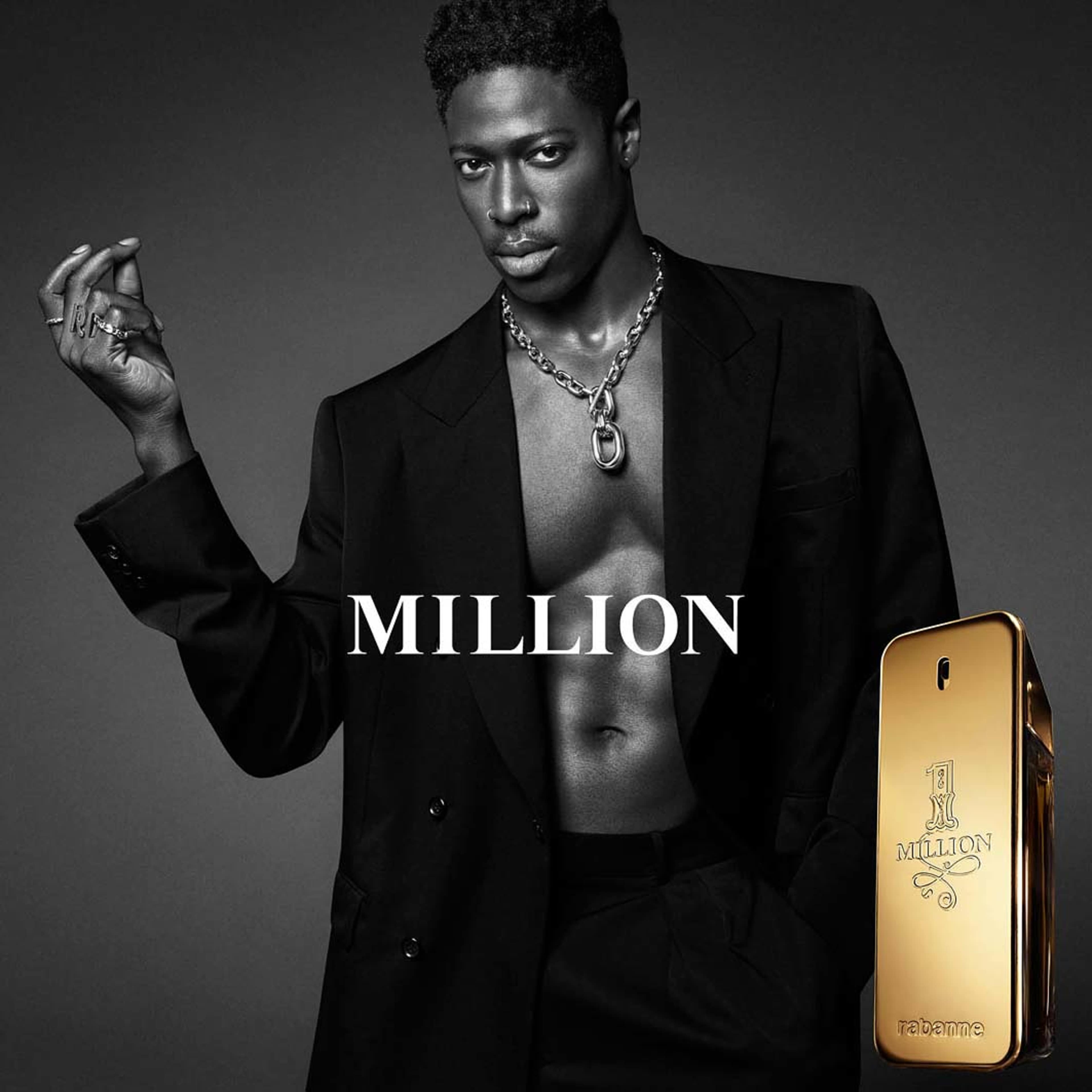 One Million Eau de toilette, från Rabanne. Klicka för att öppna bilden i stort format
