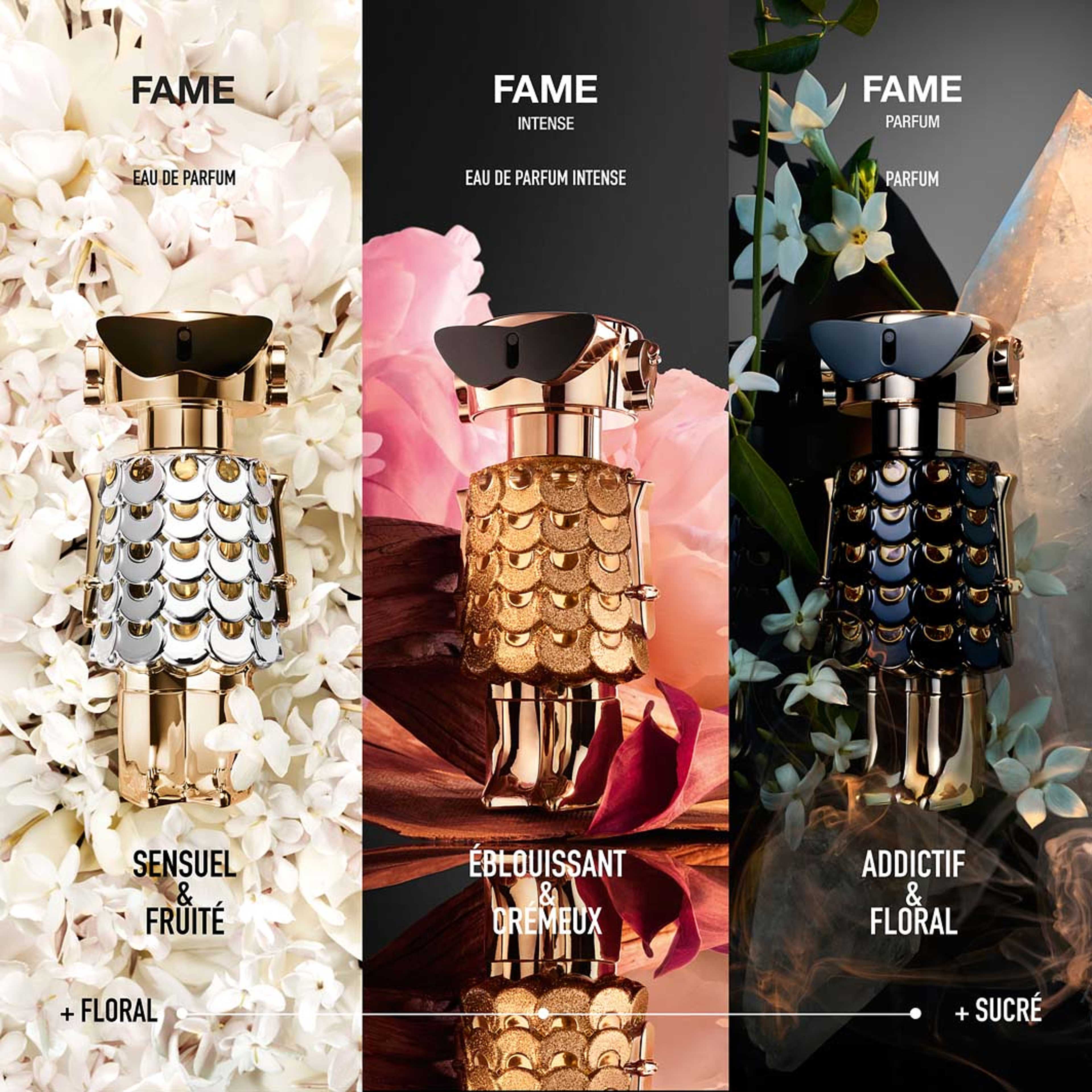 Fame Intense Eau de Parfum, från Rabanne. Klicka för att öppna bilden i stort format