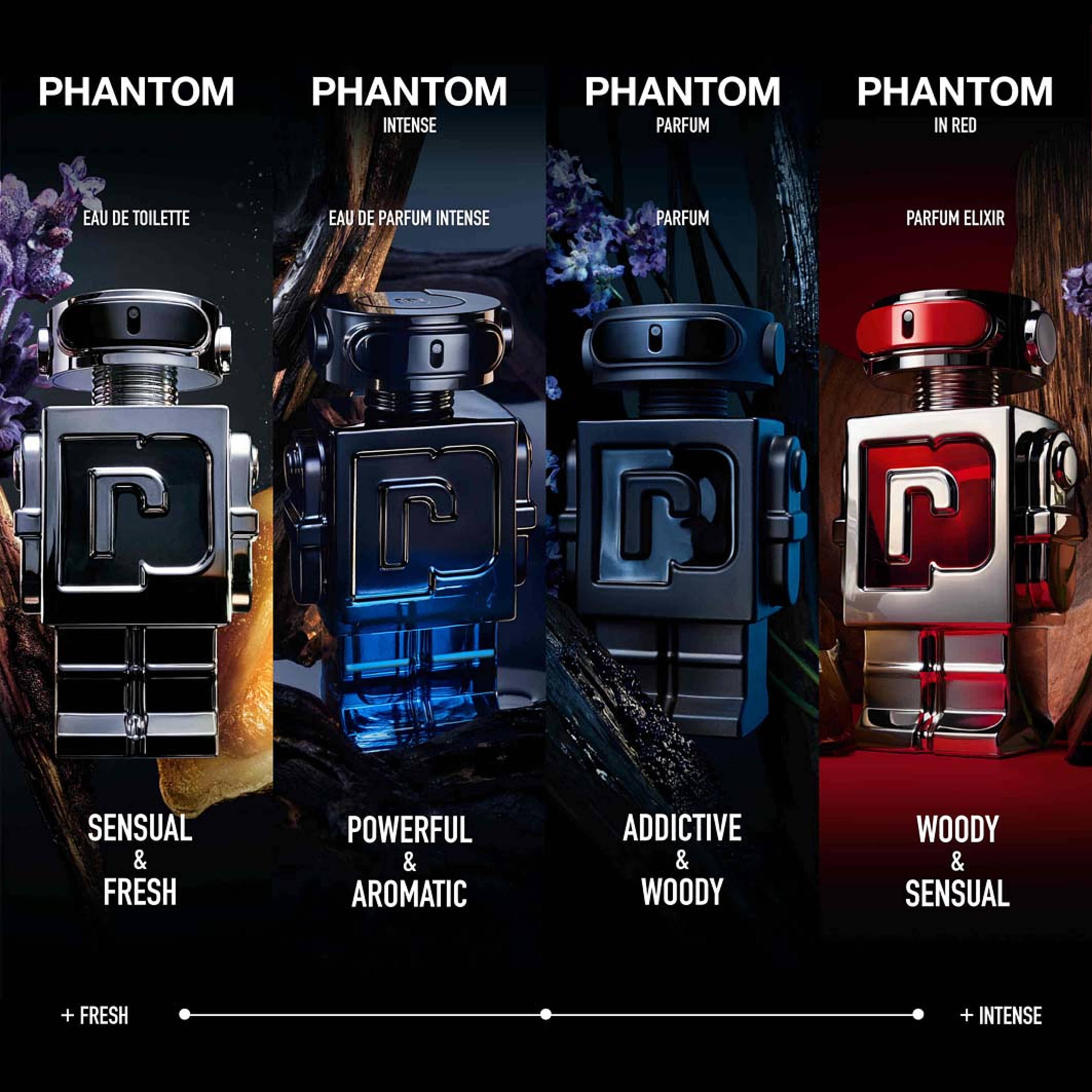 Phantom In Red Eau De Parfum, från Rabanne. Klicka för att öppna bilden i stort format