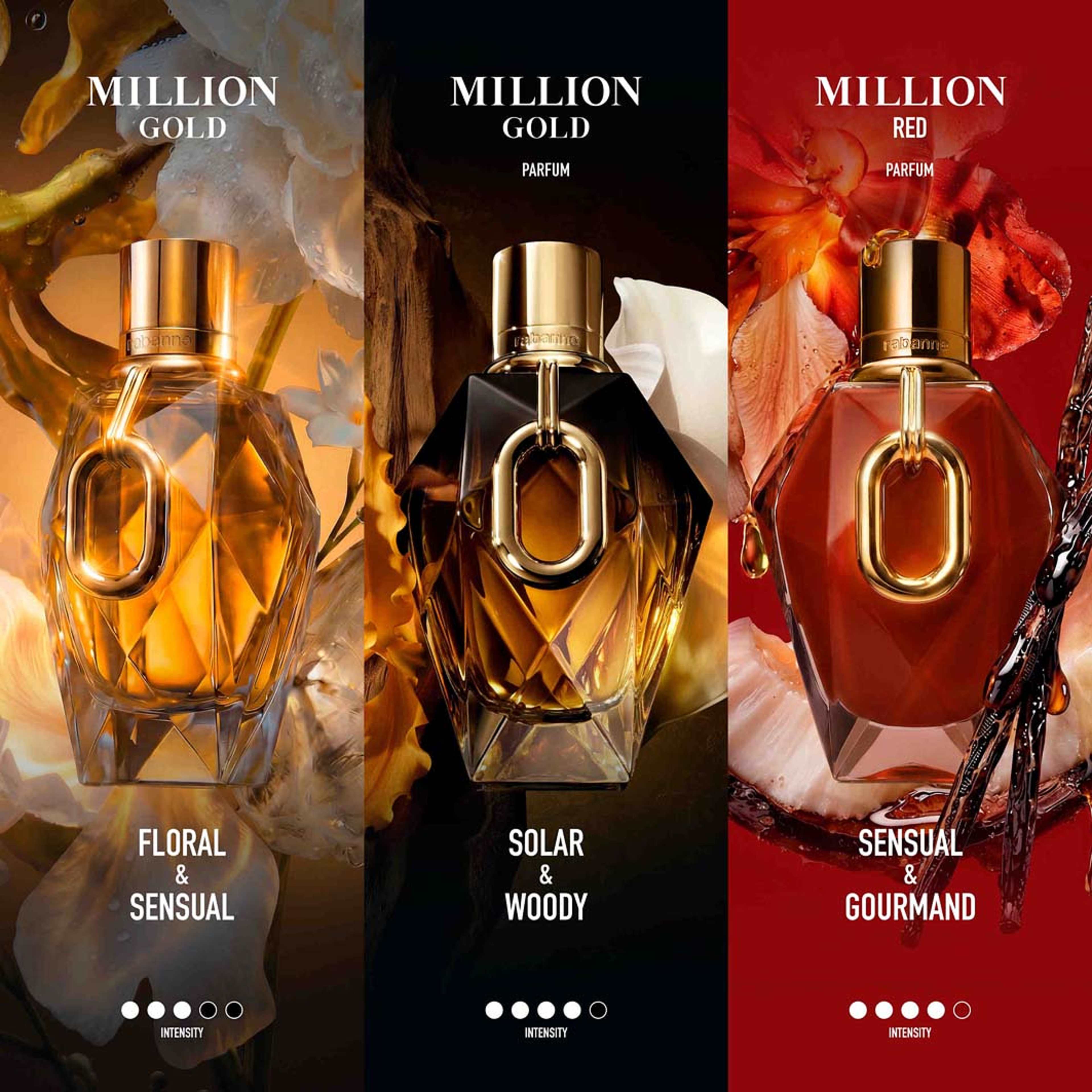 Million Gold For Her Red Eau de parfum, från Rabanne. Klicka för att öppna bilden i stort format