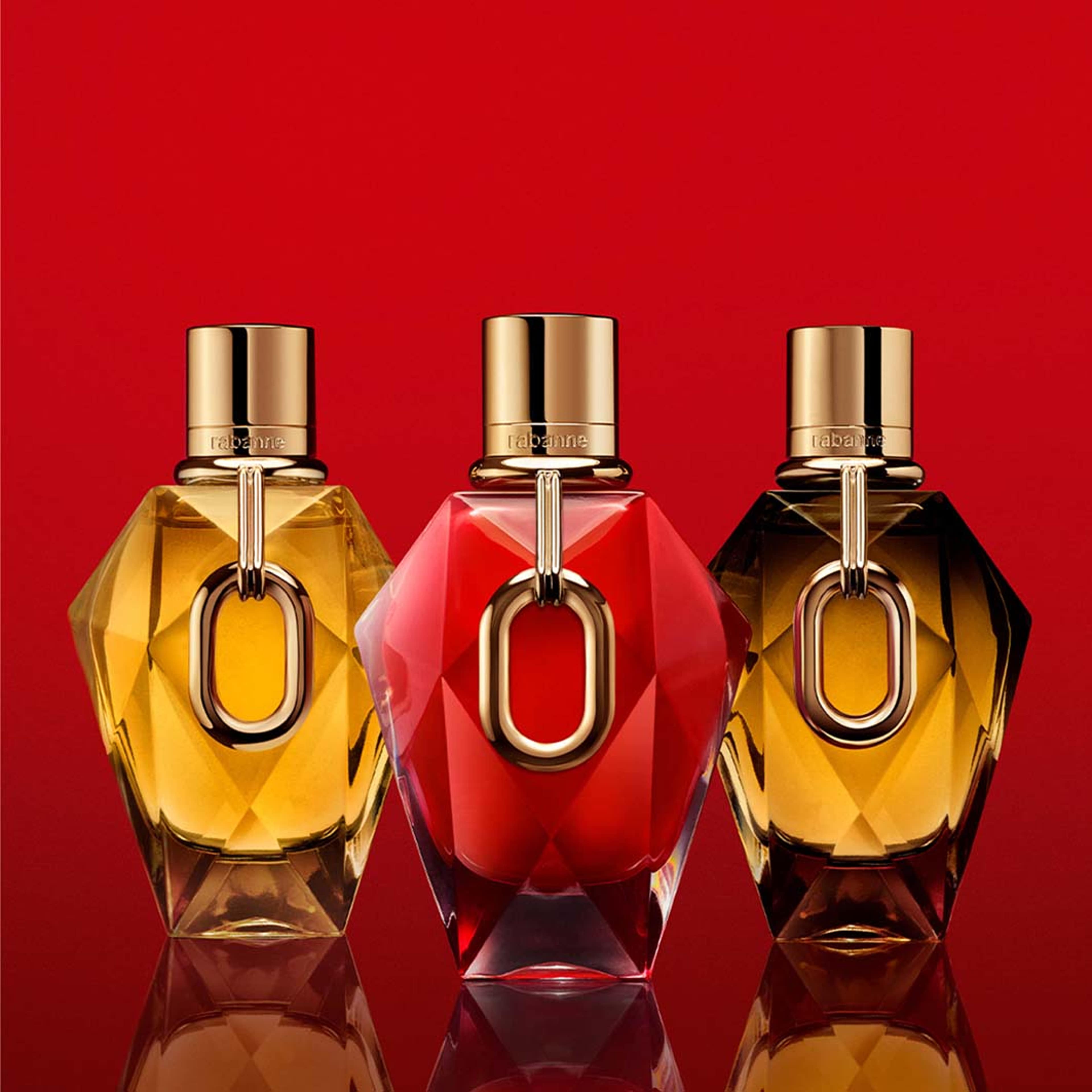 Million Gold For Her Red Eau de parfum, från Rabanne. Klicka för att öppna bilden i stort format