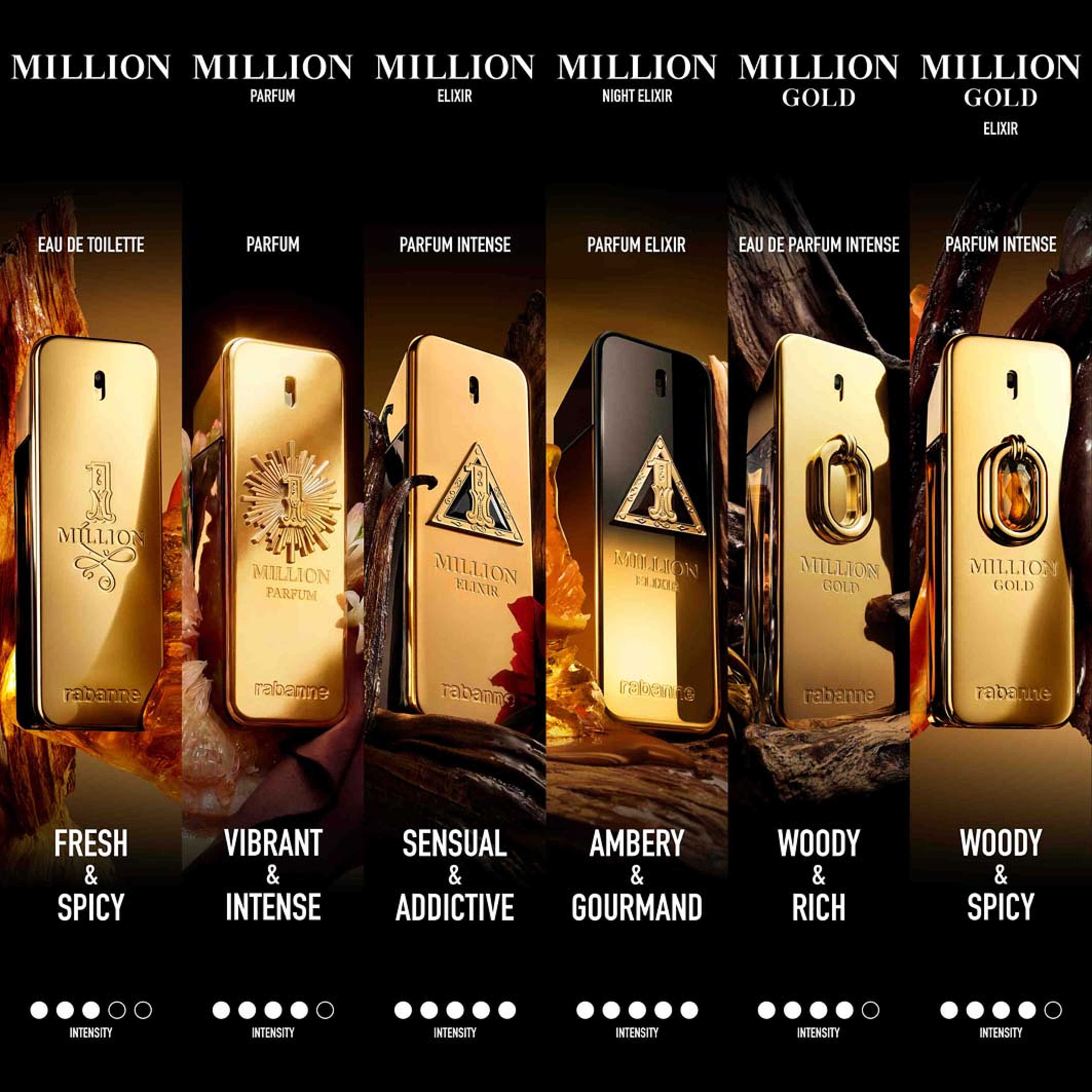One Million Elixir Eau de parfum, från Rabanne. Klicka för att öppna bilden i stort format