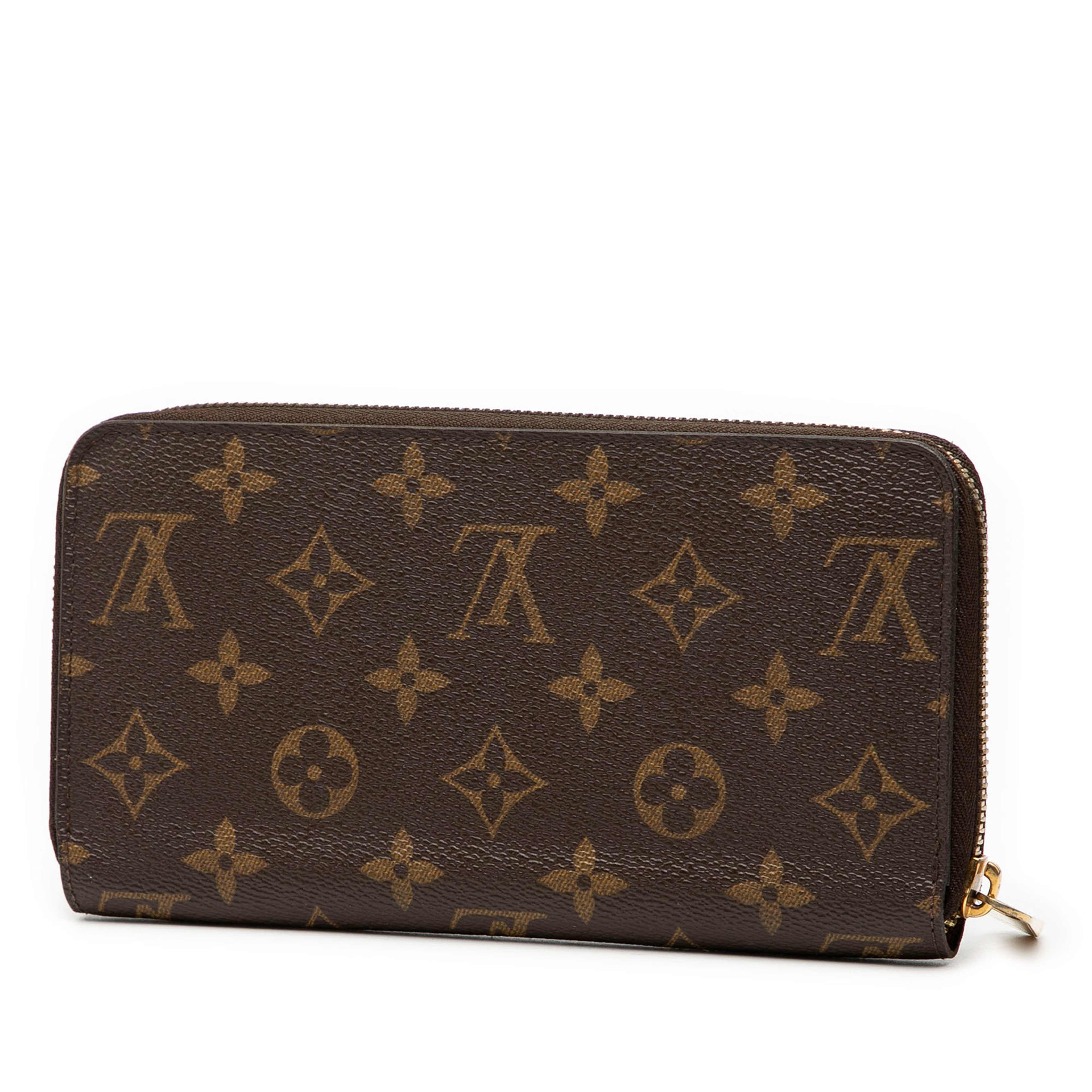 Louis Vuitton Monogram Zippy Long Wallet, från Luxclusif, i färgen brown. Klicka för att öppna bilden i stort format