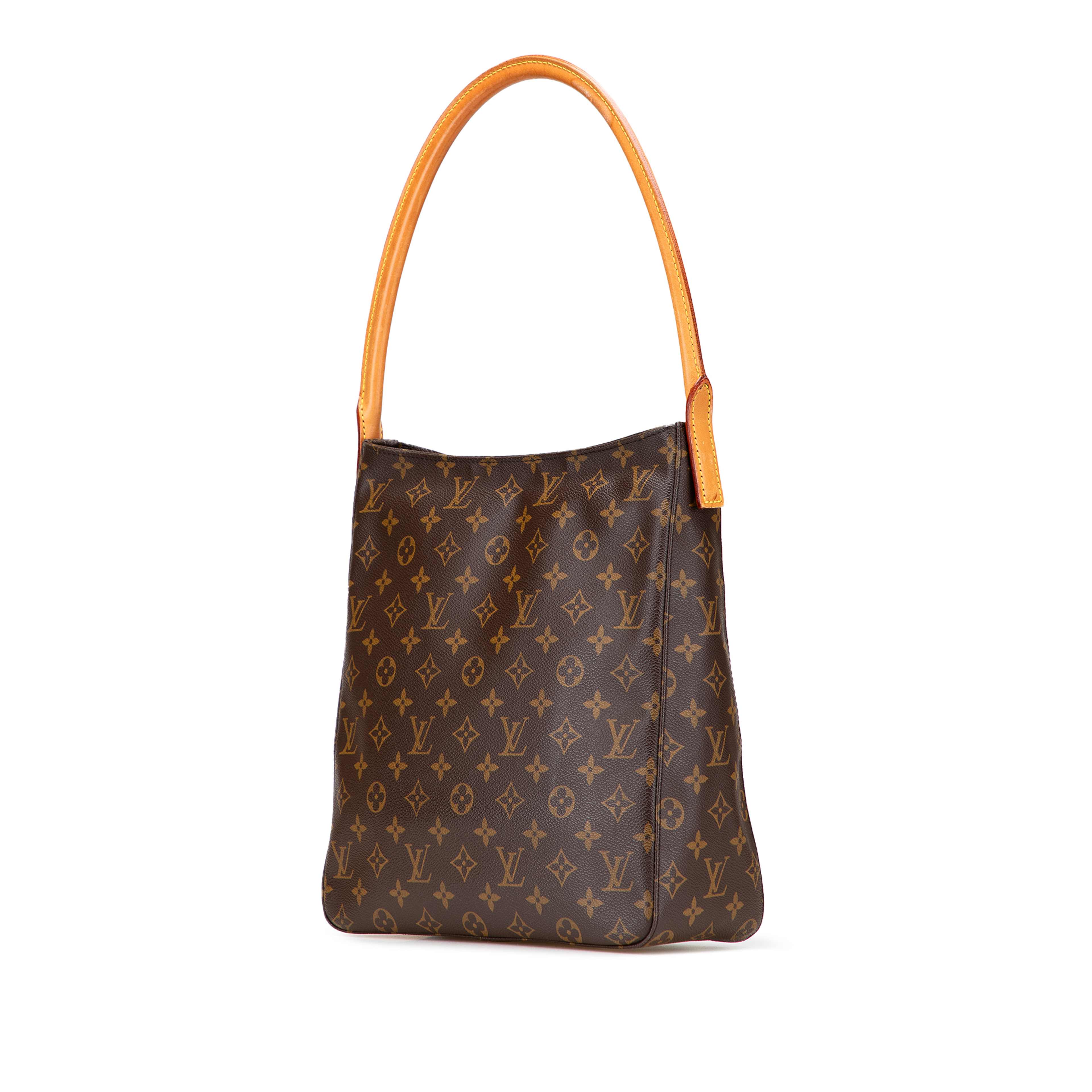 Louis Vuitton Monogram Looping Gm, från Luxclusif, i färgen brown. Klicka för att öppna bilden i stort format