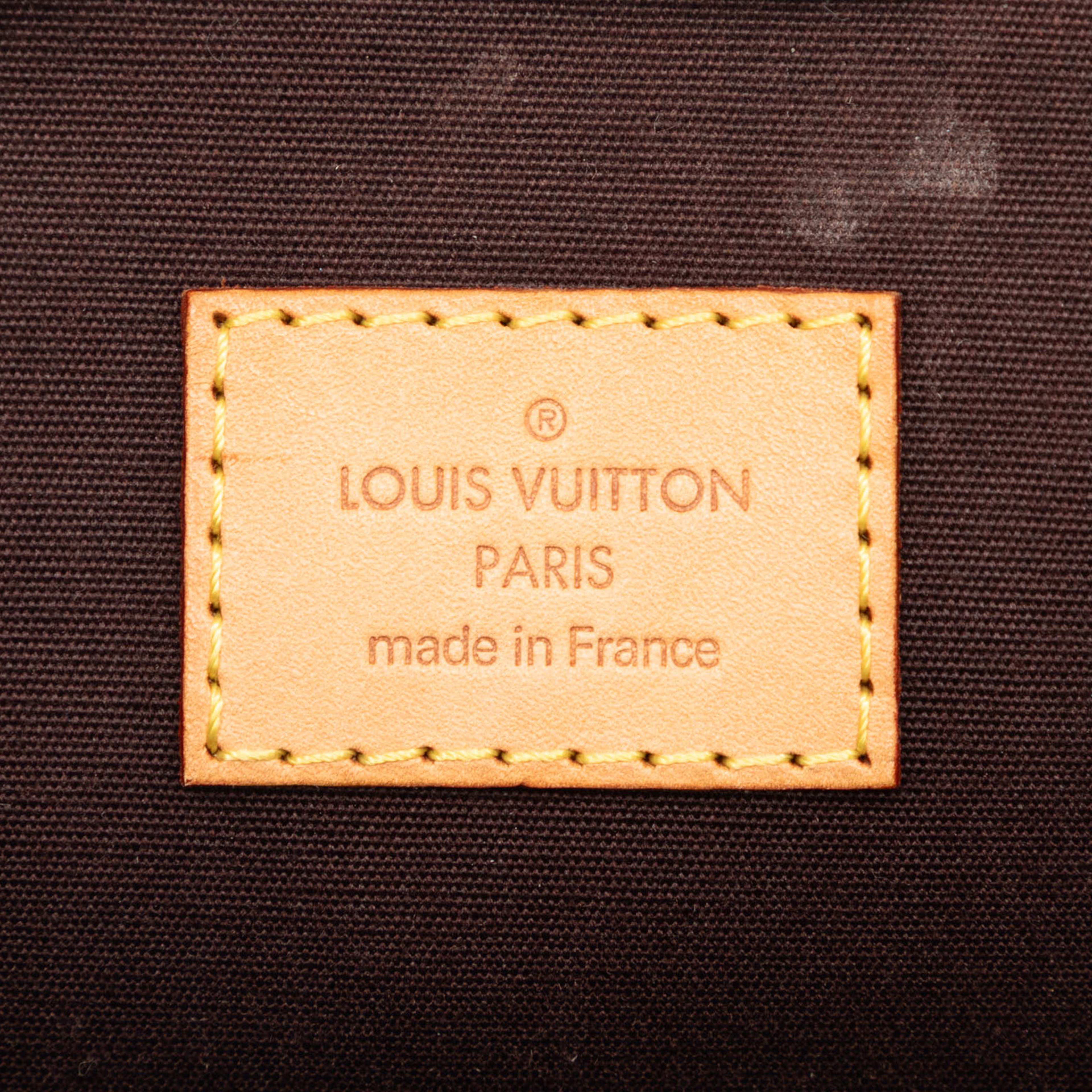 Louis Vuitton Monogram Vernis Alma Pm, från Luxclusif, i färgen plum. Klicka för att öppna bilden i stort format