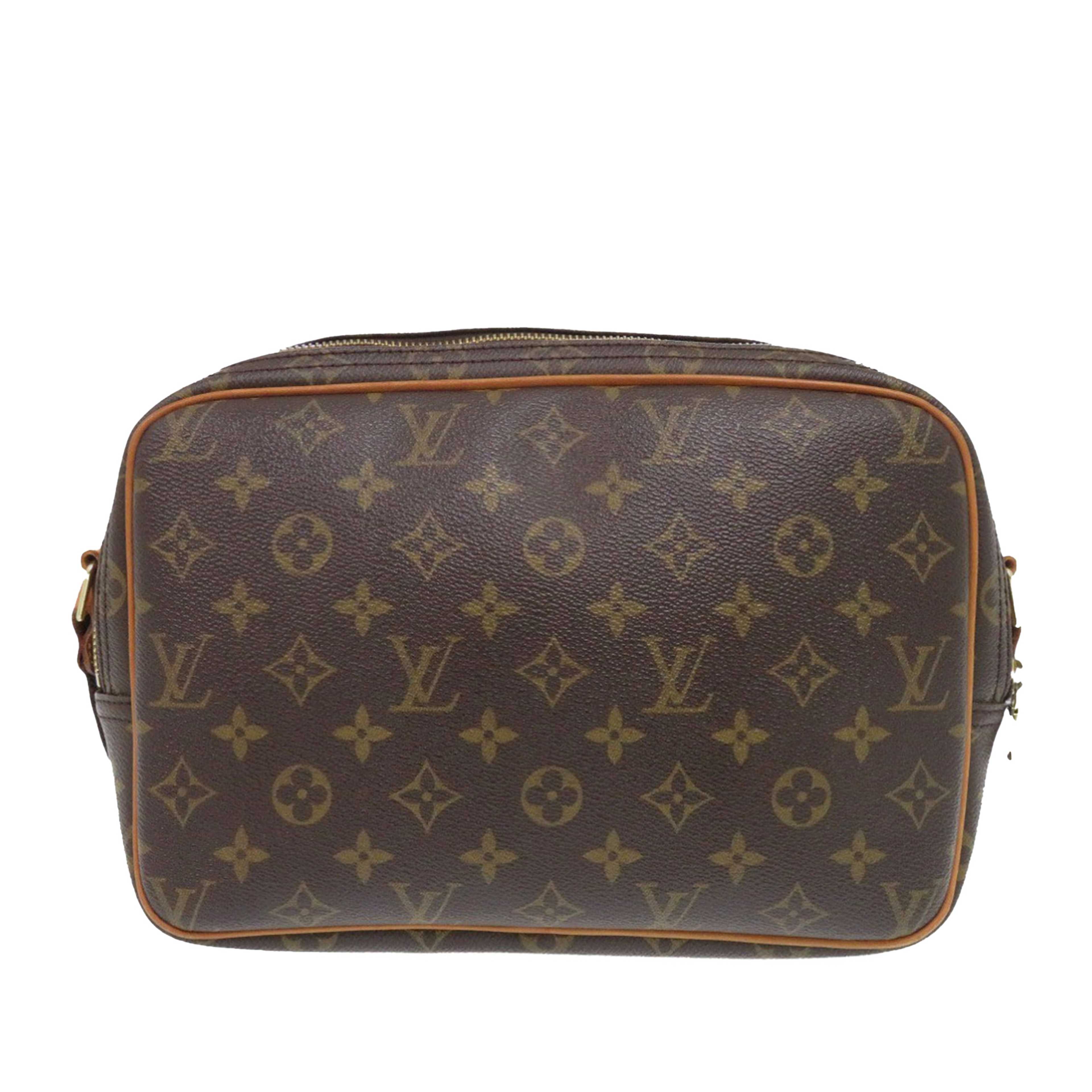 Louis Vuitton Monogram Reporter Pm, från Luxclusif, i färgen brun. Klicka för att öppna bilden i stort format