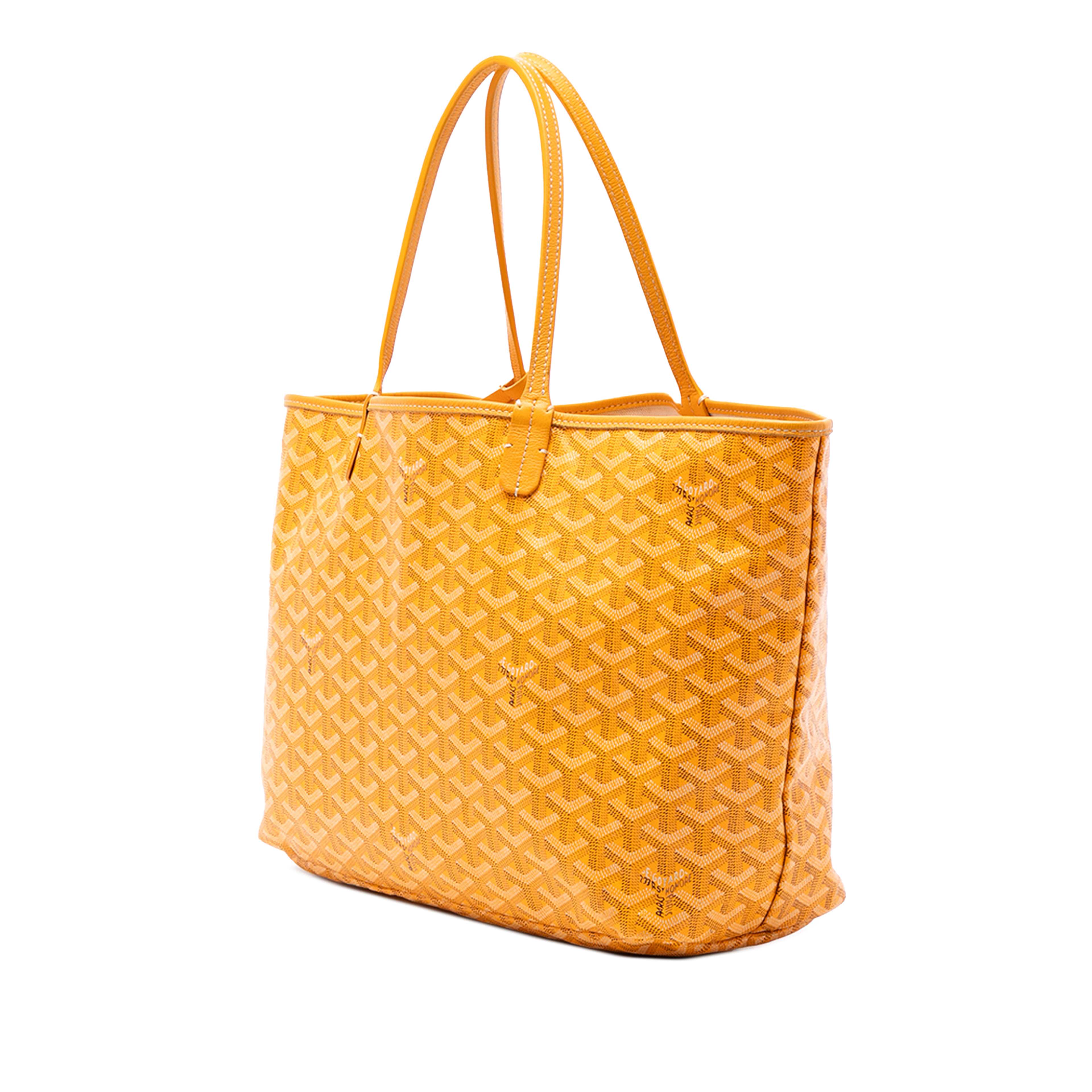 Goyard Goyardine Saint Louis Pm, från Luxclusif, i färgen yellow. Klicka för att öppna bilden i stort format