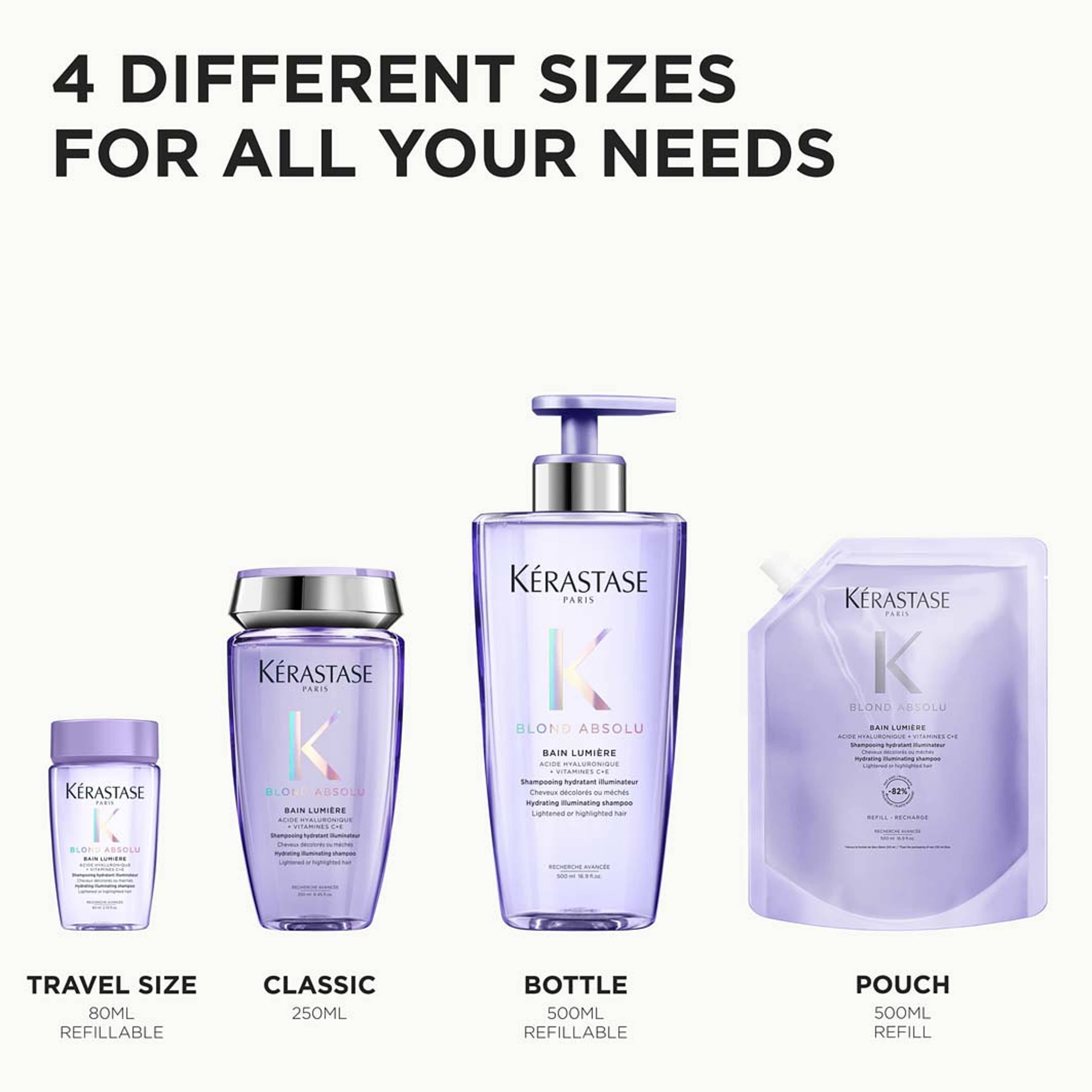 Blond Absolu Bain Lumière Shampoo for lightened or highlighted hair, från Kérastase. Klicka för att öppna bilden i stort format