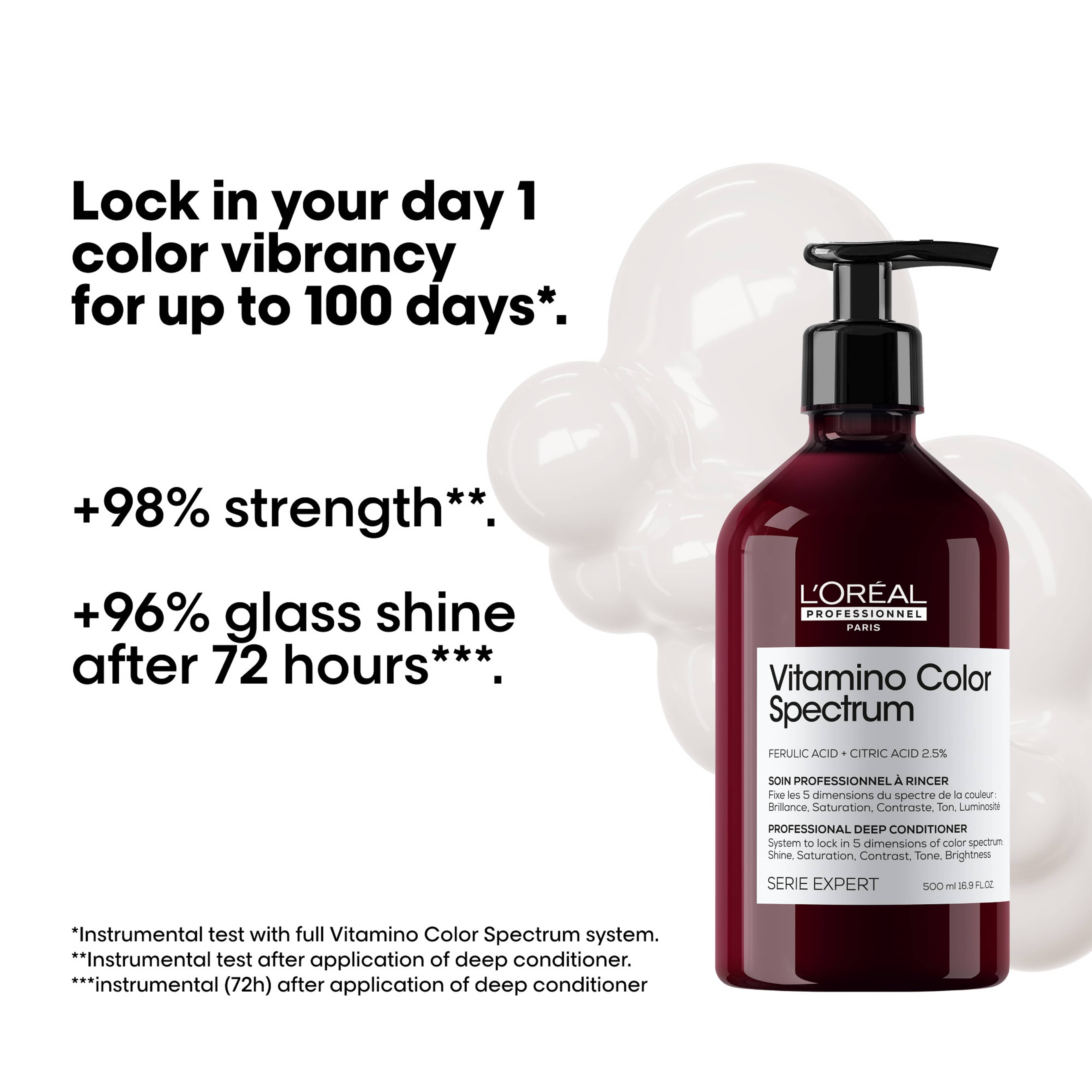 Vitamino Color Spectrum Conditioner, från L’Oréal Professionnel. Klicka för att öppna bilden i stort format