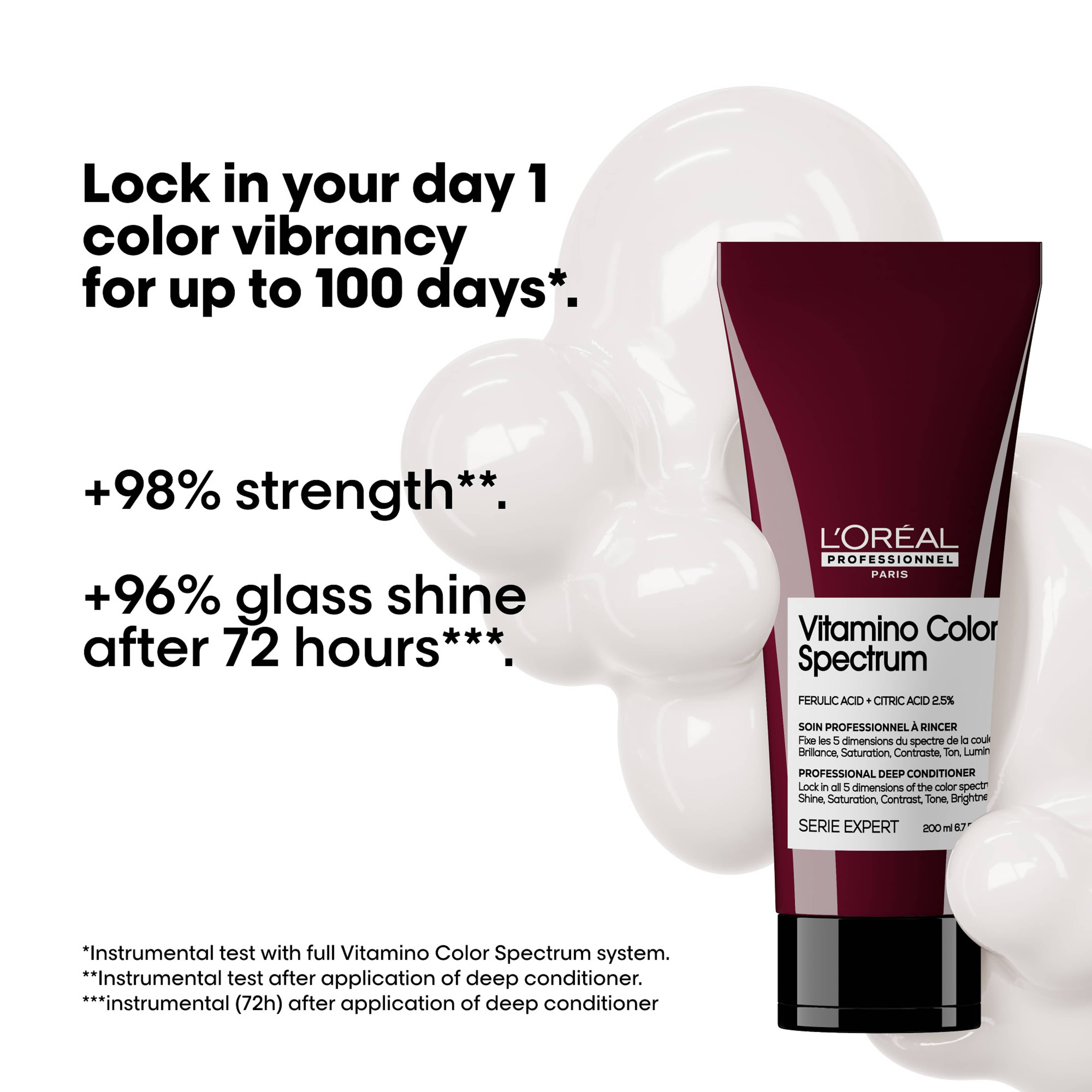 Vitamino Color Spectrum Conditioner, från L’Oréal Professionnel. Klicka för att öppna bilden i stort format