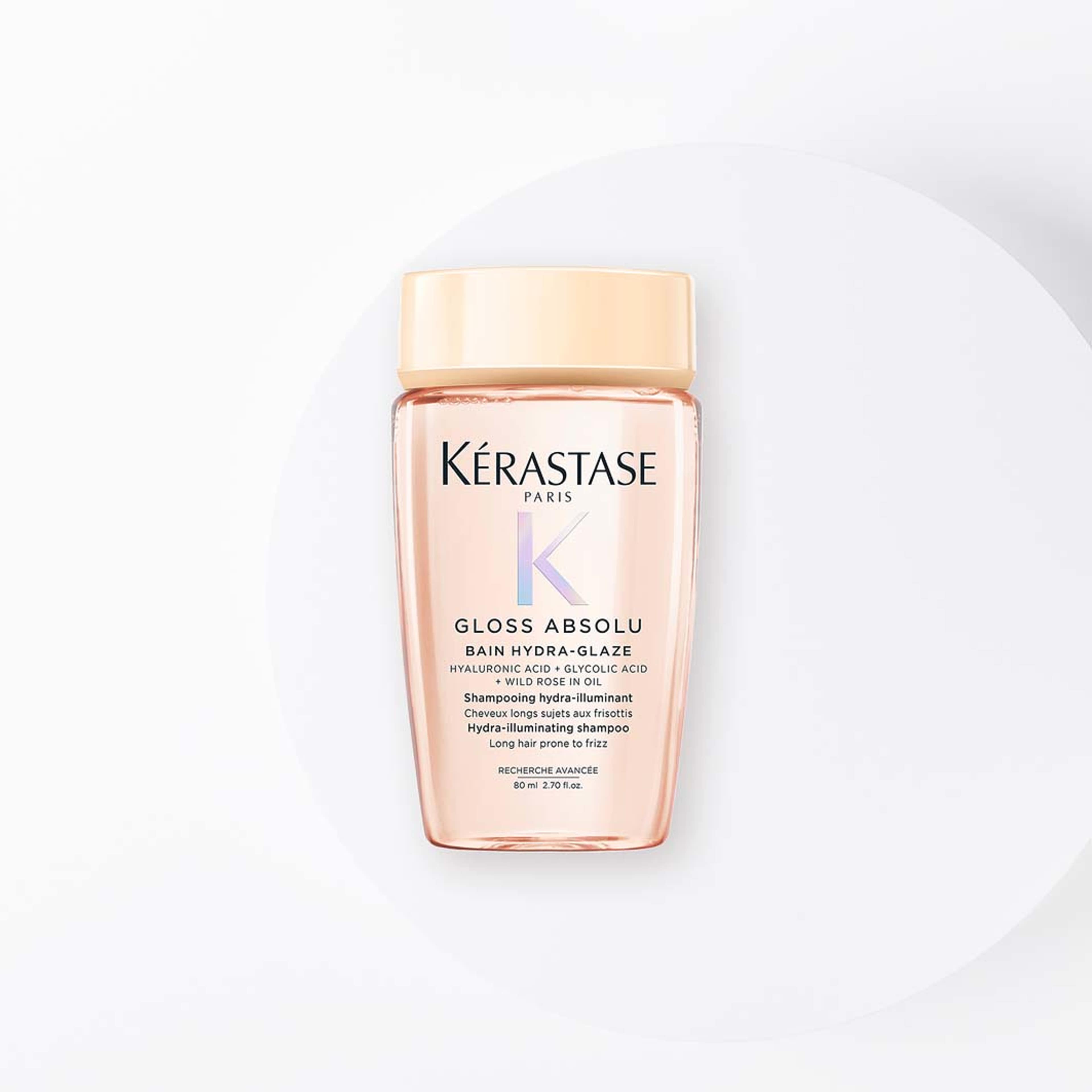 Gloss Absolu Bain Hydra-Glaze Shampoo 80ml, från Kérastase. Klicka för att öppna bilden i stort format