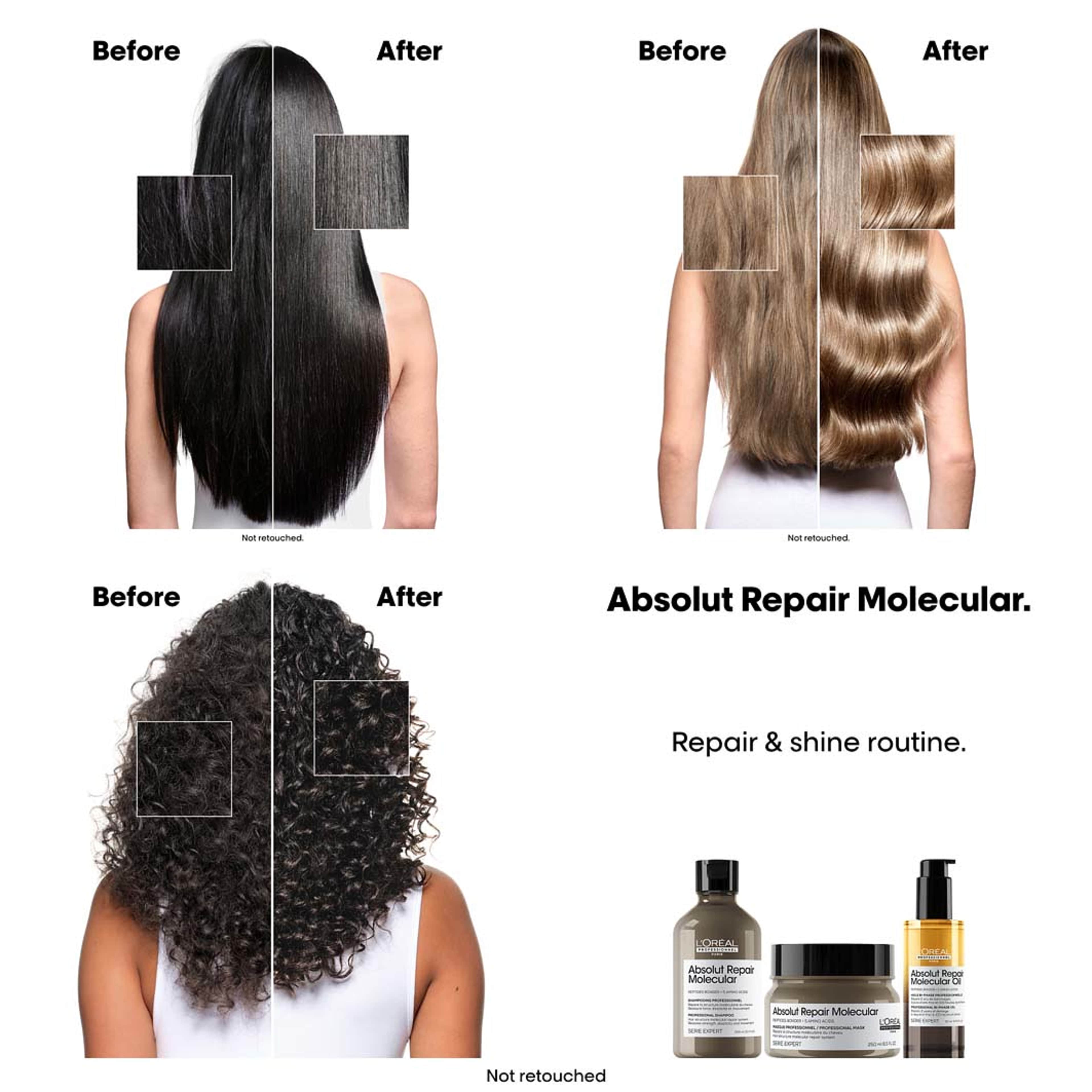 Absolut Repair Molecular Bi-phase Oil, från L’Oréal Professionnel. Klicka för att öppna bilden i stort format