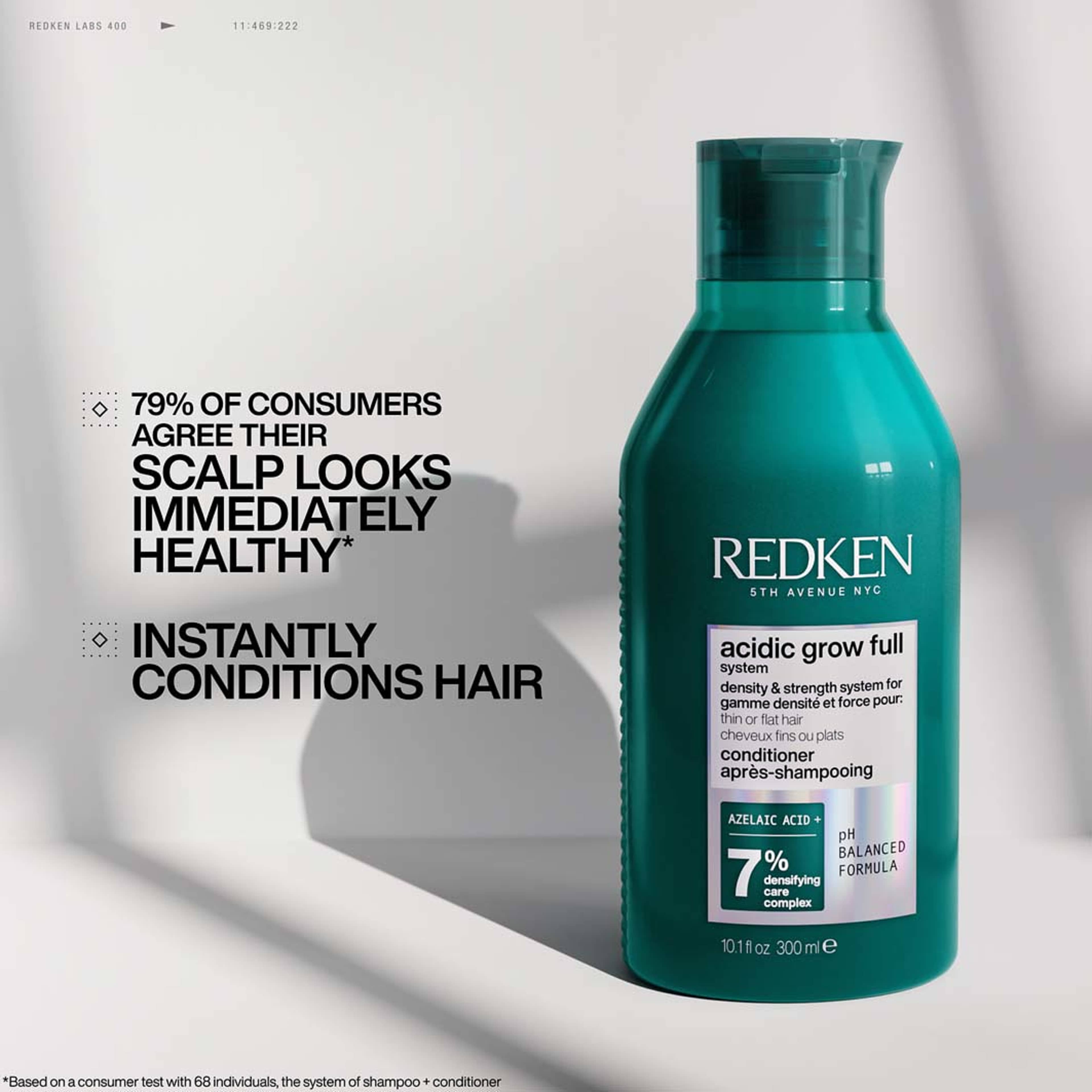 Acidic grow Full System Densifying Conditioner, från Redken. Klicka för att öppna bilden i stort format