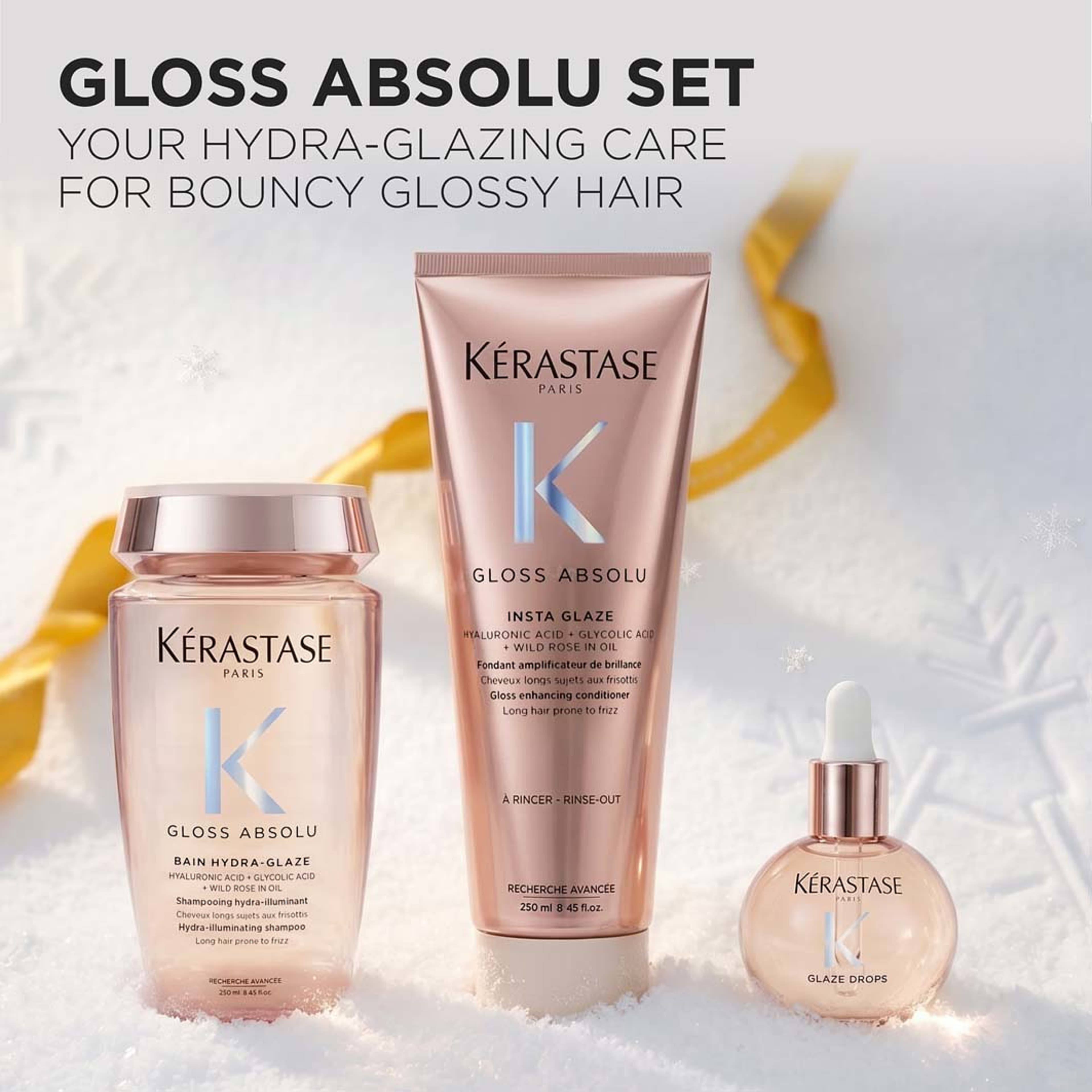 Gloss Absolu Trio Holiday Set 2026, från Kérastase. Klicka för att öppna bilden i stort format