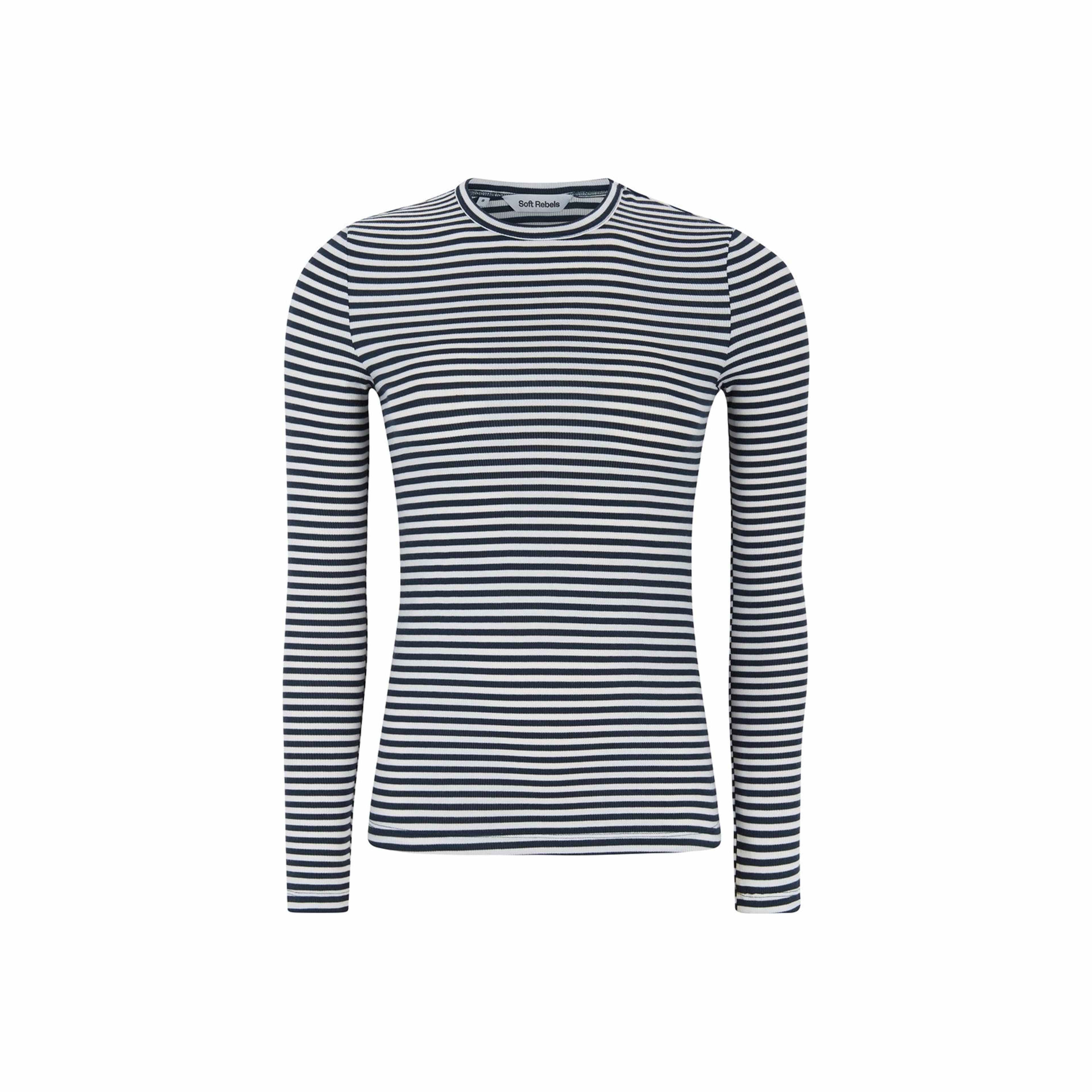 Srfenja Stripe O-neck Top