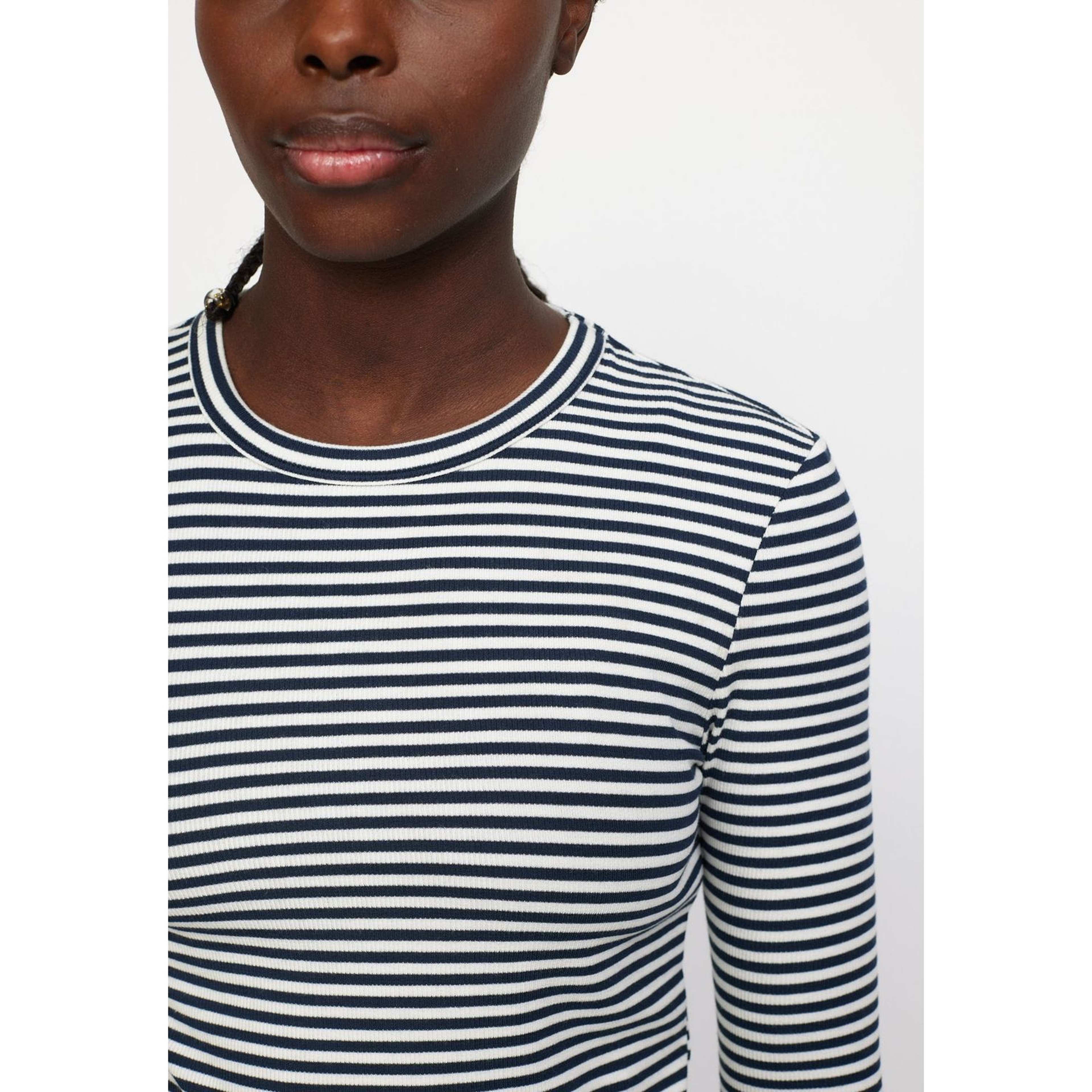 Srfenja Stripe O-neck Top