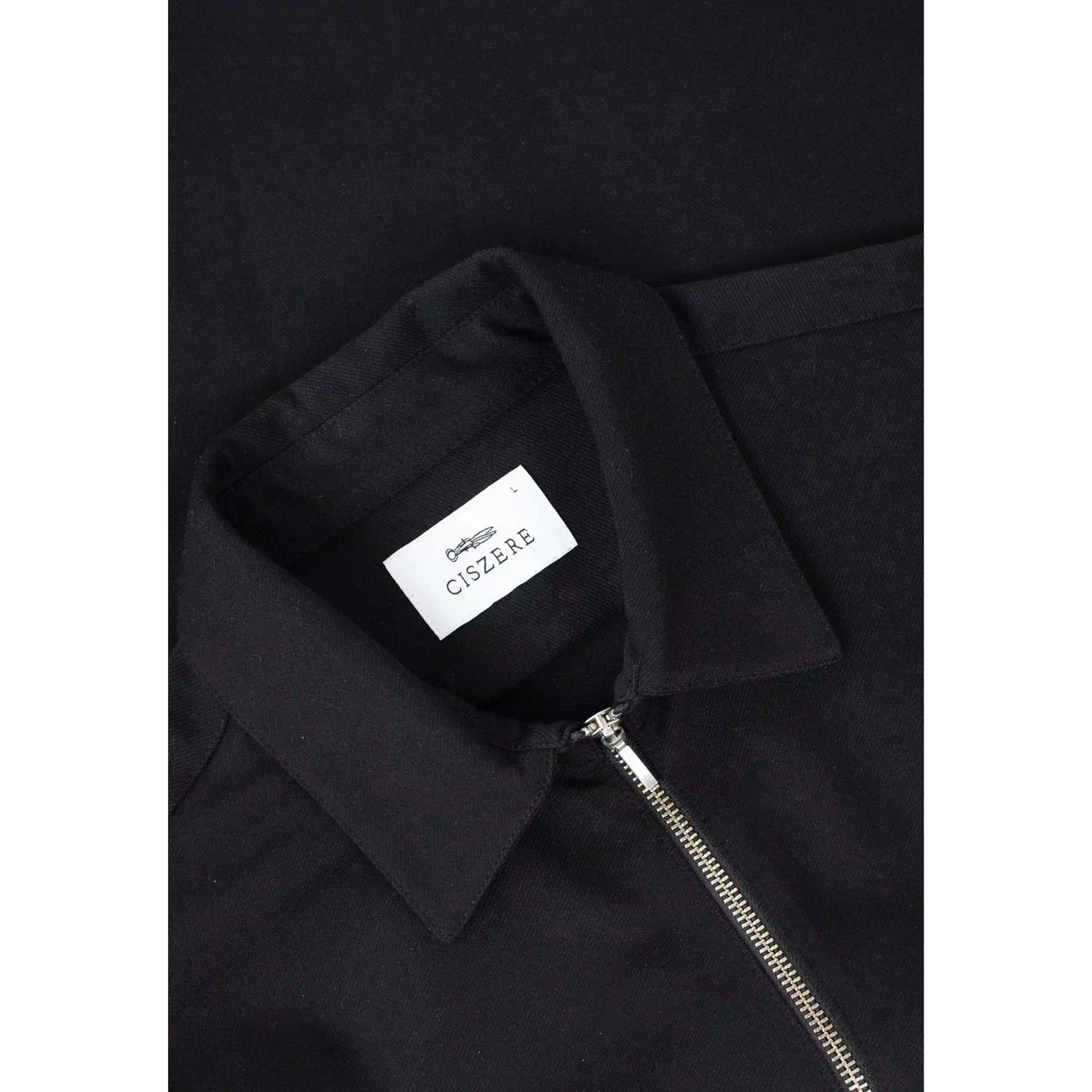 Aden Superior Stretch Overshirt - Black