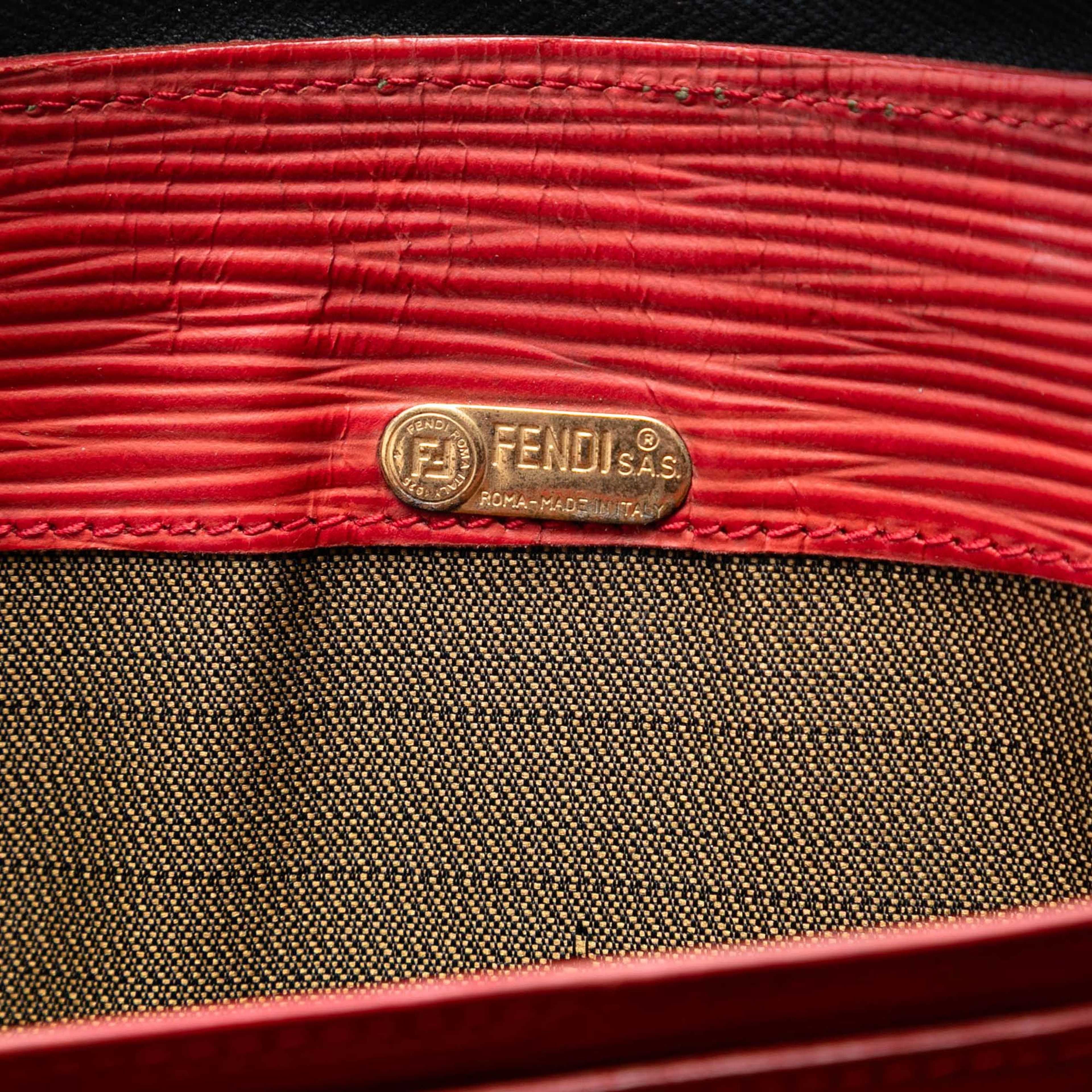 Fendi Leopard Printed Canvas Handbag, från Luxclusif, i färgen brown. Klicka för att öppna bilden i stort format