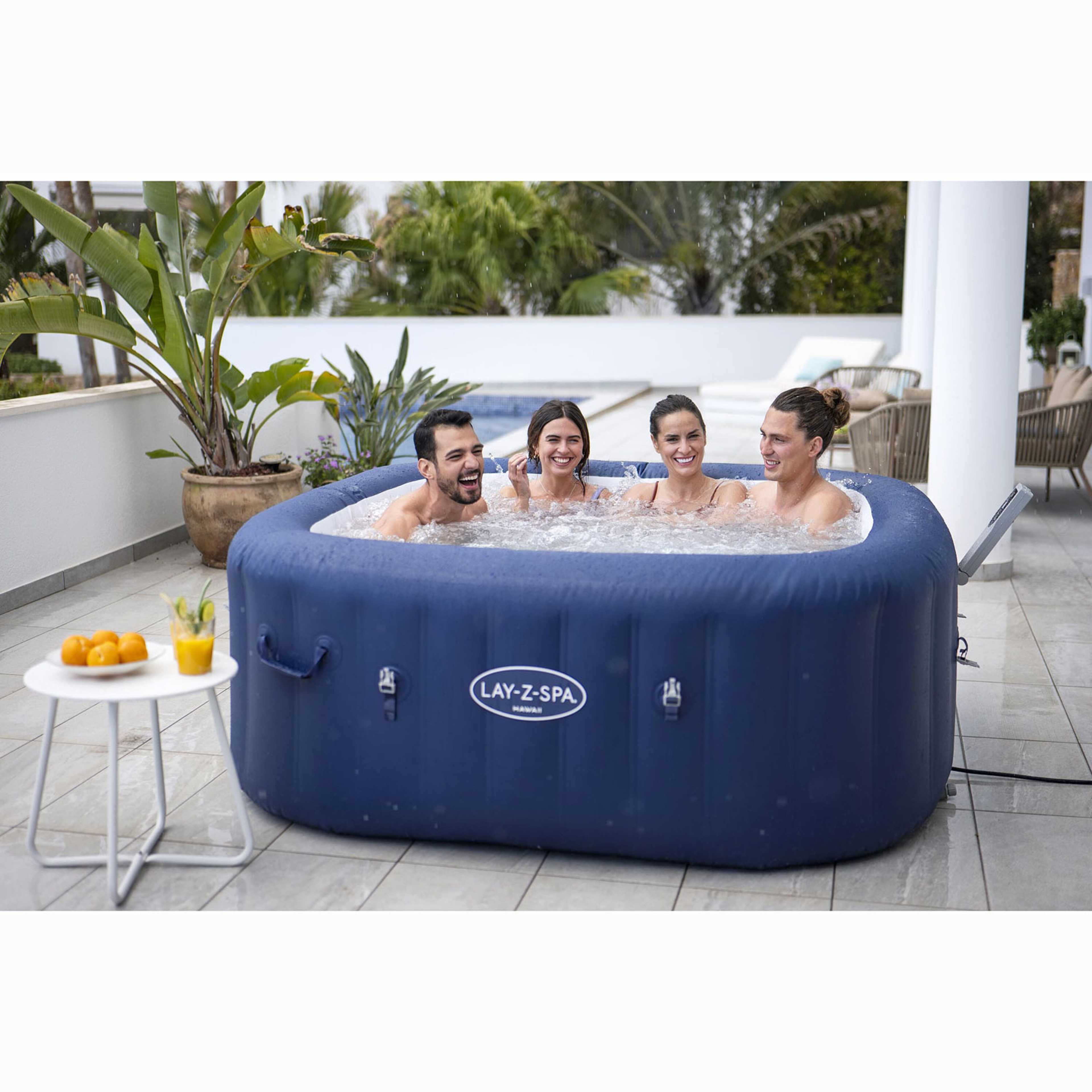 Lay-z-spa Hawaii Energysense Airjet 6 Blå 1.80mx1.80mx71cm