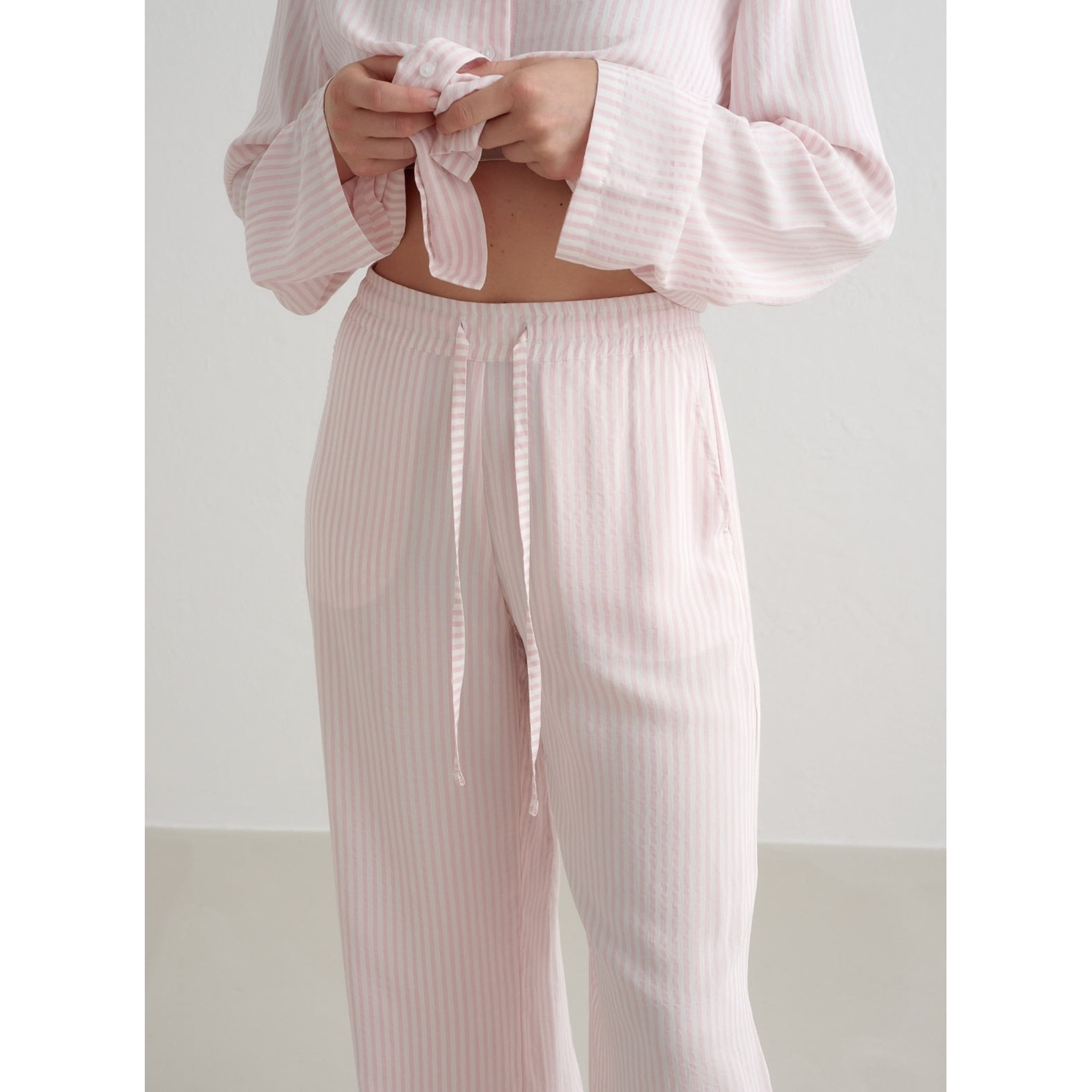 Winter Bloom Stripe Pyjama Pants