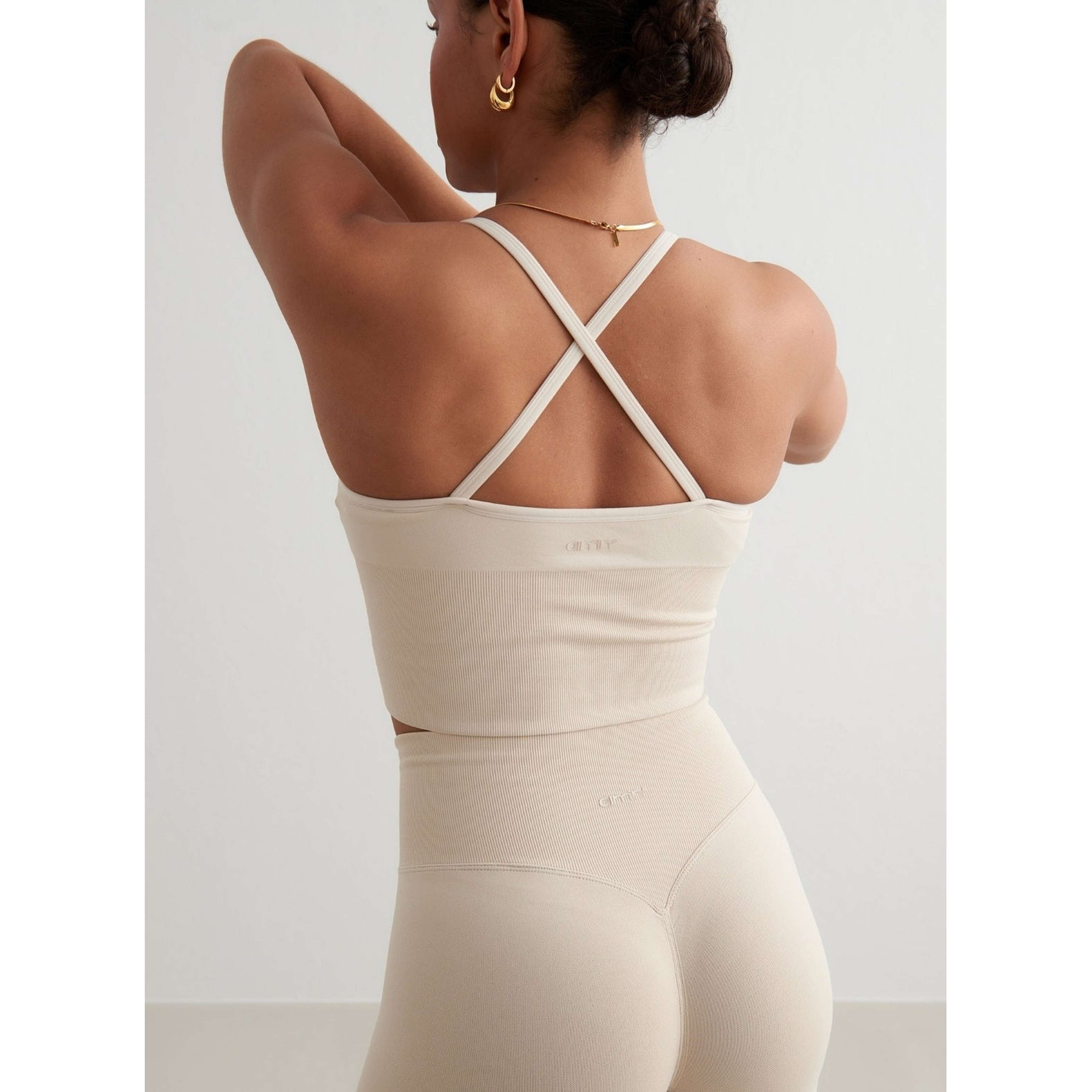 Clay Shape Seamless Cross Back Bralette