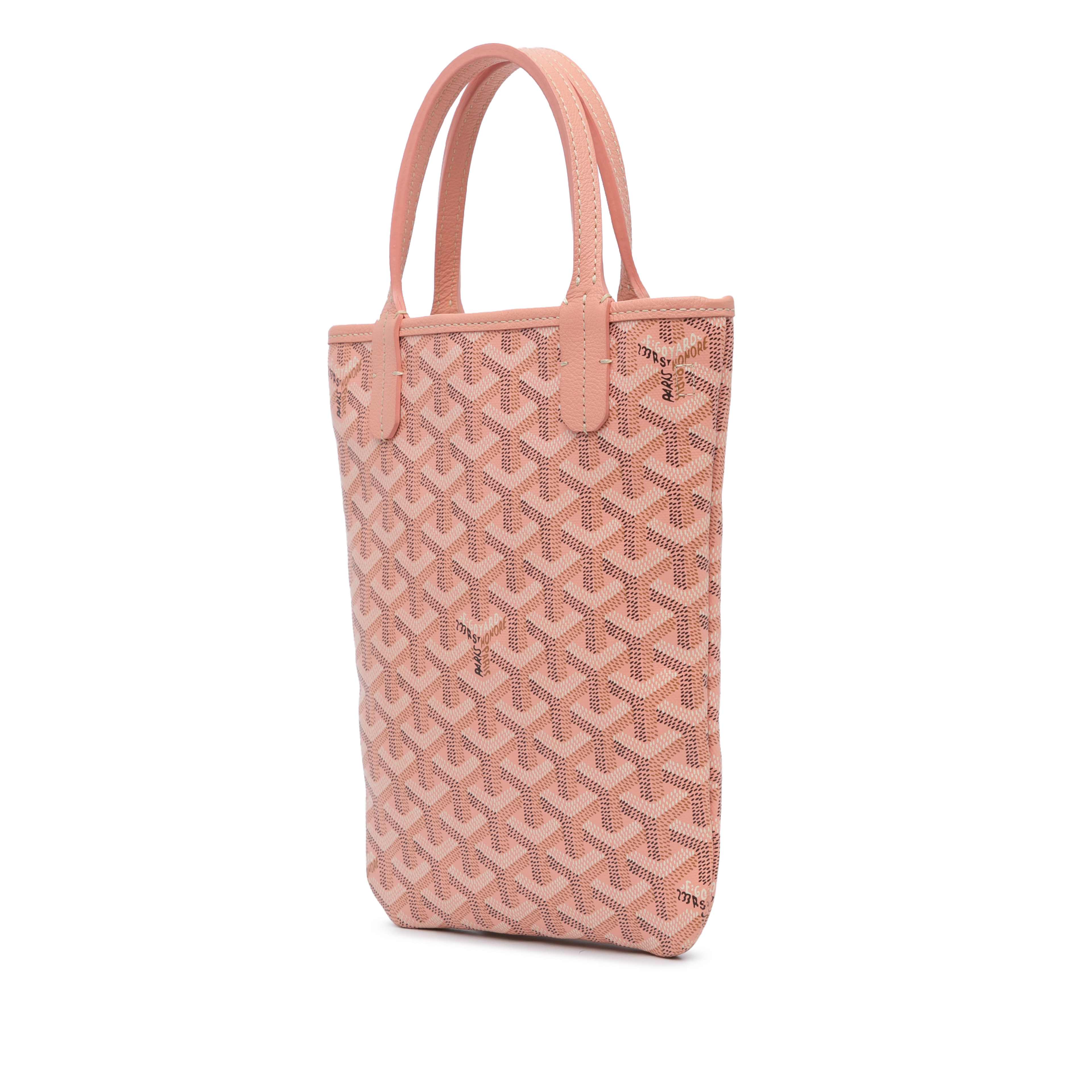 Goyard Goyardine Poitiers Claire Voie, från Luxclusif, i färgen pink. Klicka för att öppna bilden i stort format