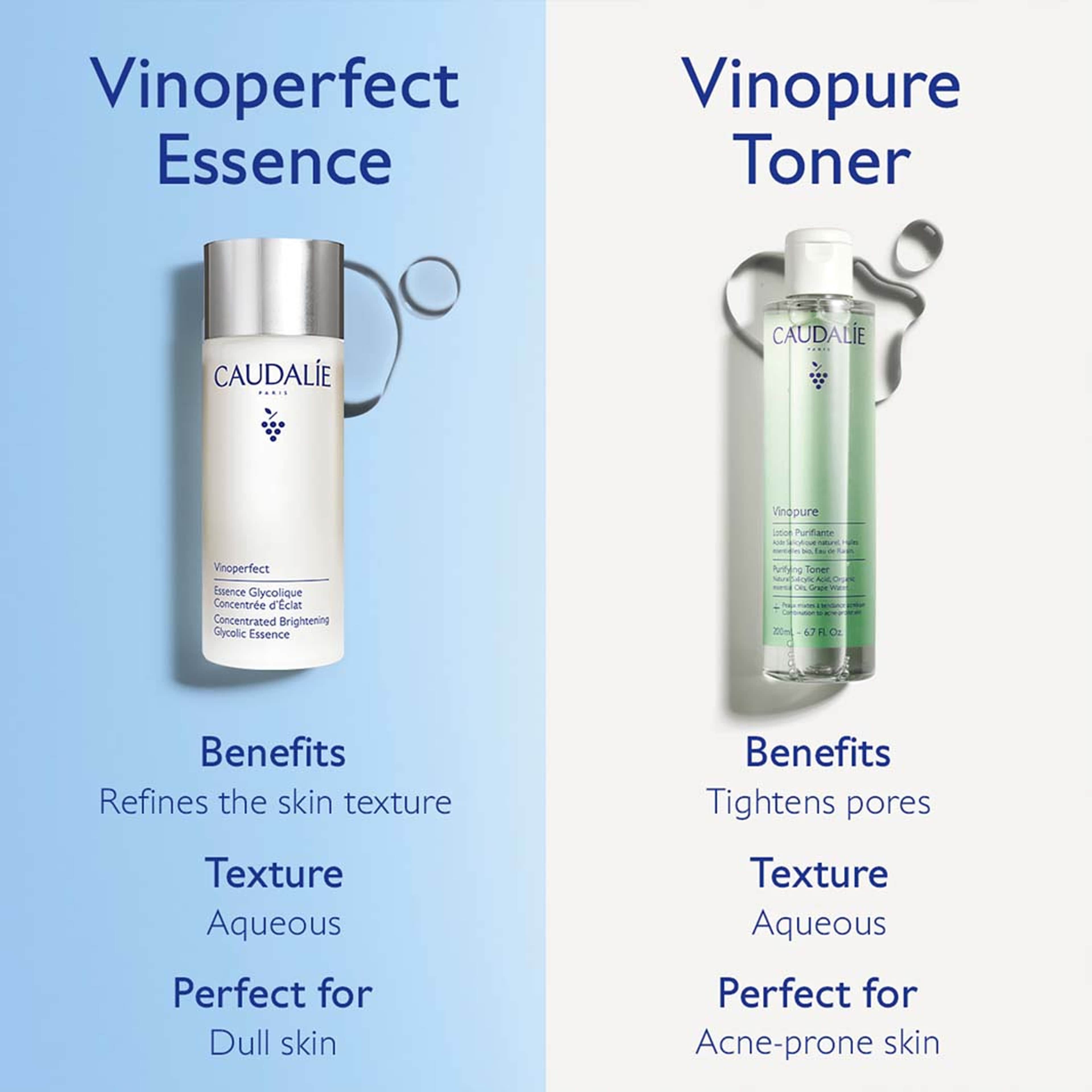 Vinoperfect Concentrated Glycolic Essence, från Caudalie. Klicka för att öppna bilden i stort format