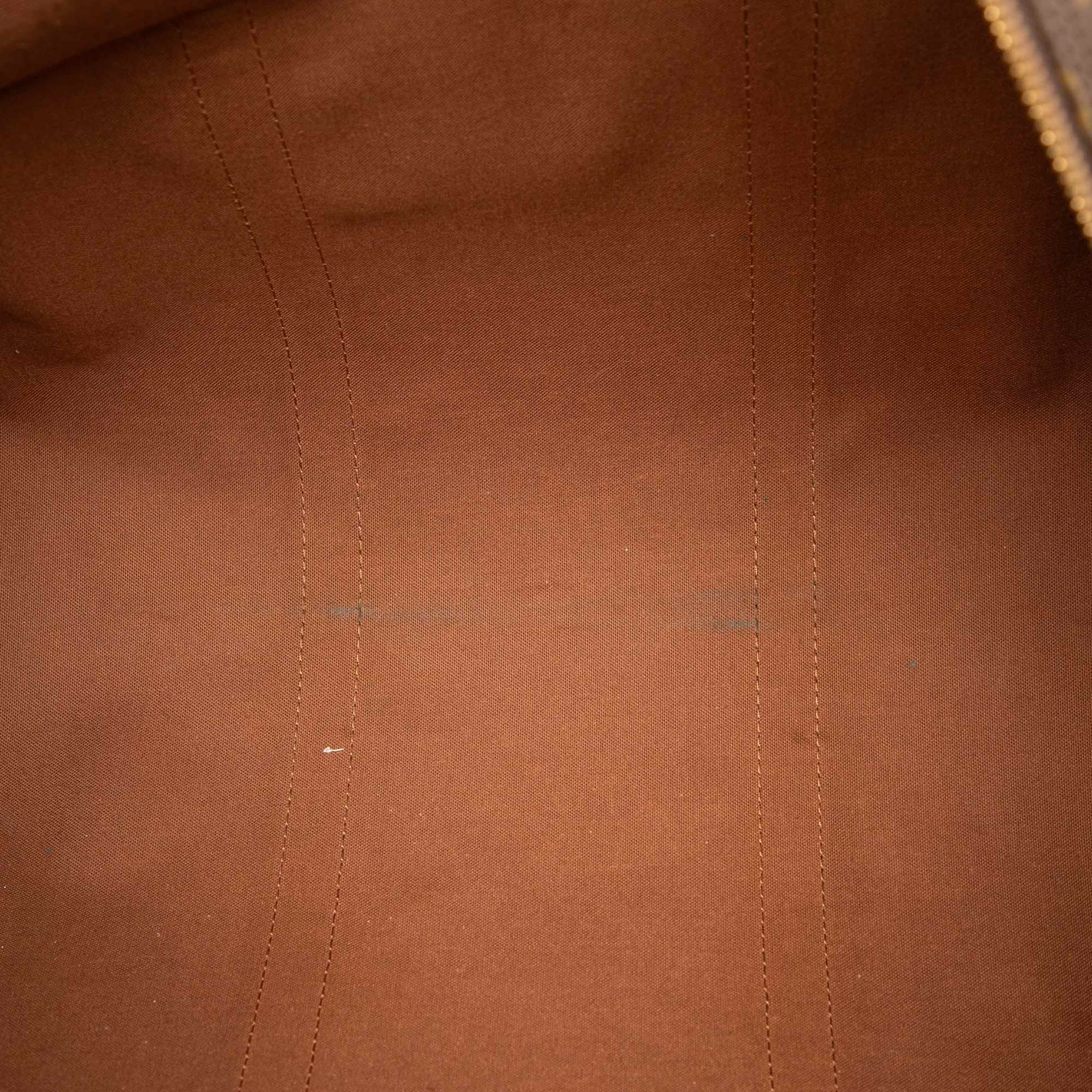 Louis Vuitton Monogram Keepall 60, från Luxclusif, i färgen brown. Klicka för att öppna bilden i stort format